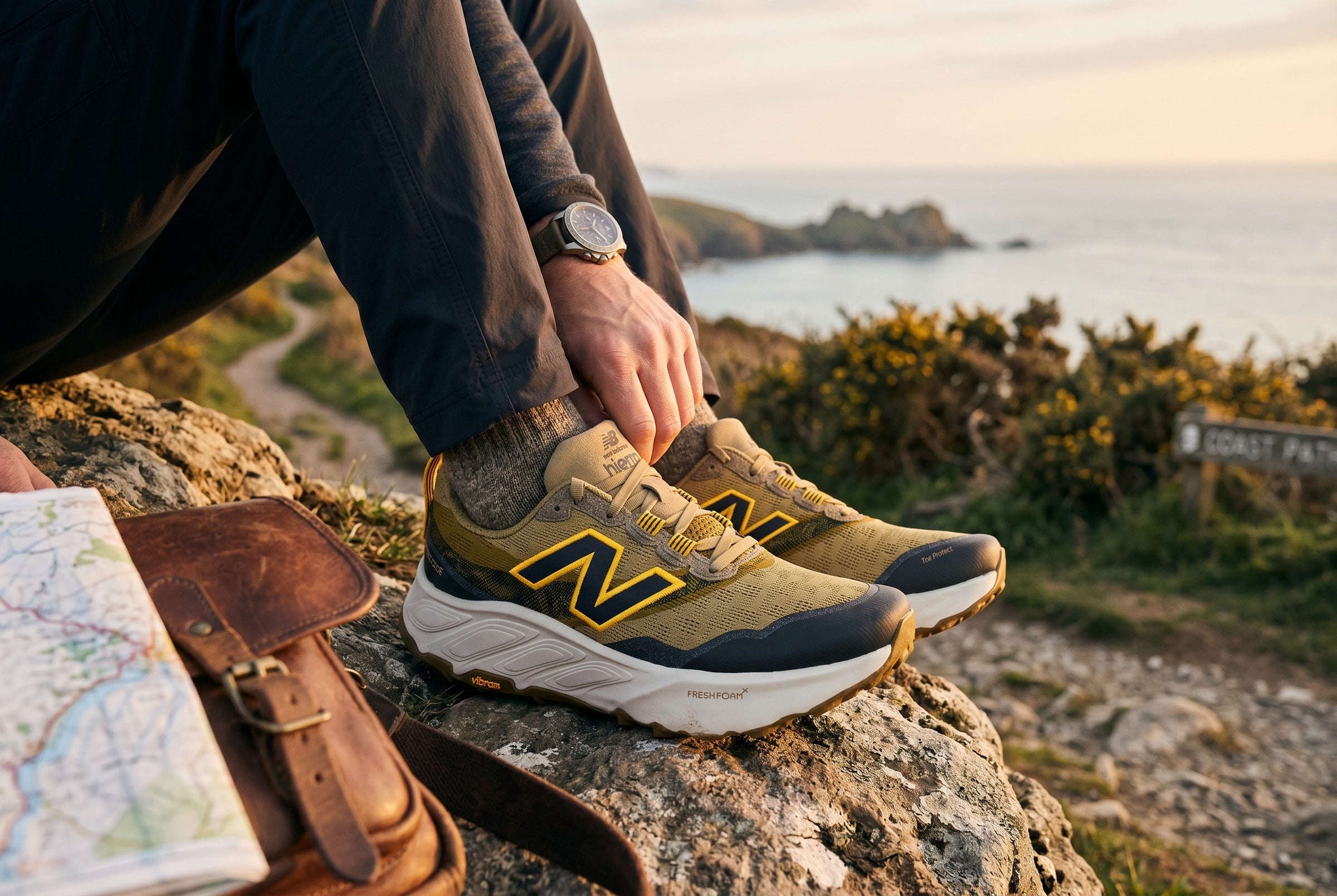 Scarpe Fresh Foam X Hierro v9 Uomo Quicksand/Yellow