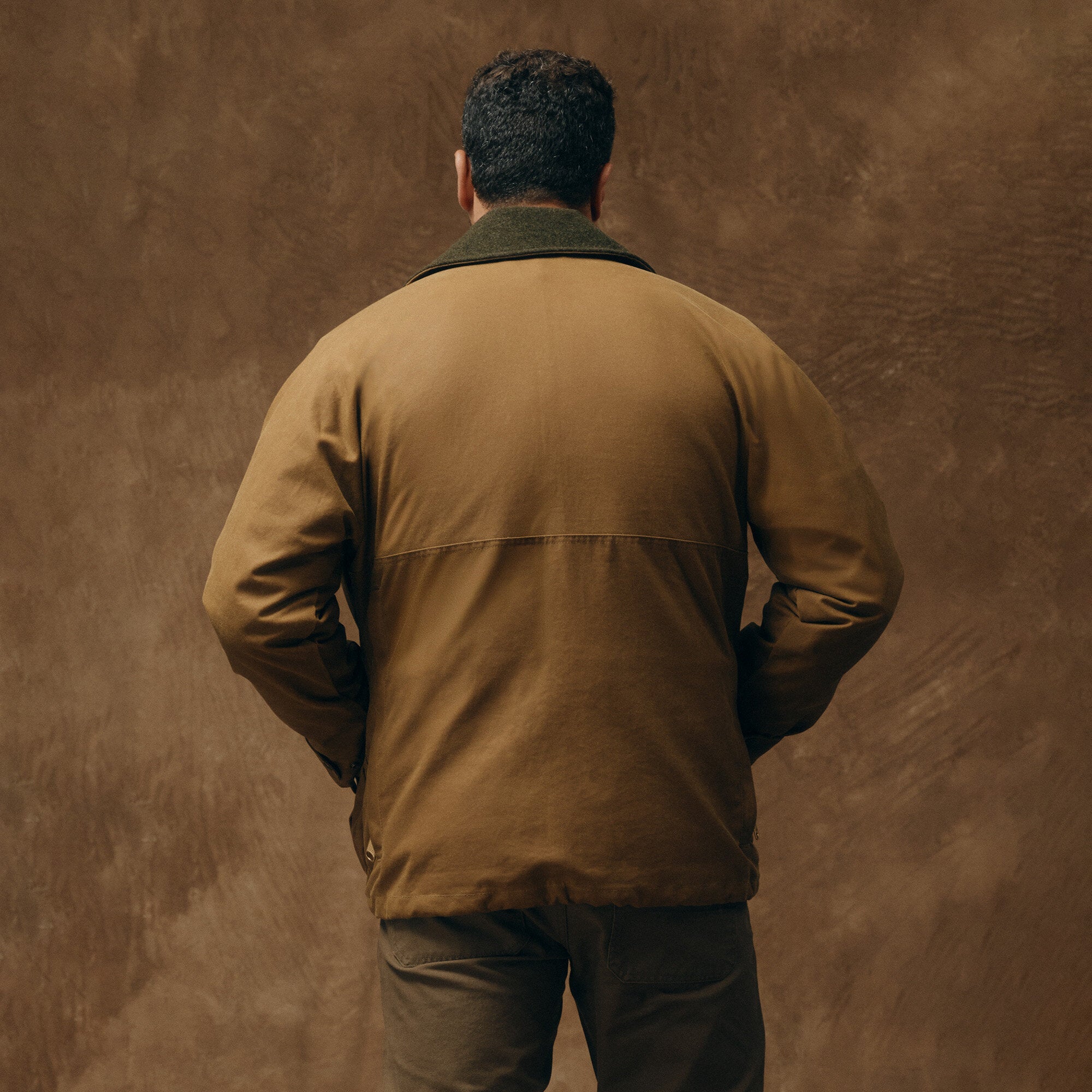 Chaqueta Lined Tin Hombre Dark Tan