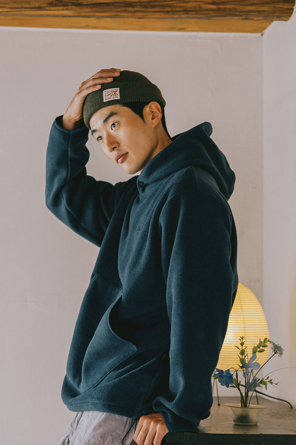 Maglia Sunrise Fleece Hoodie Navy