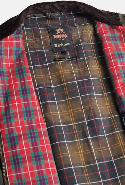 Veste Porton Wax Homme Olive
