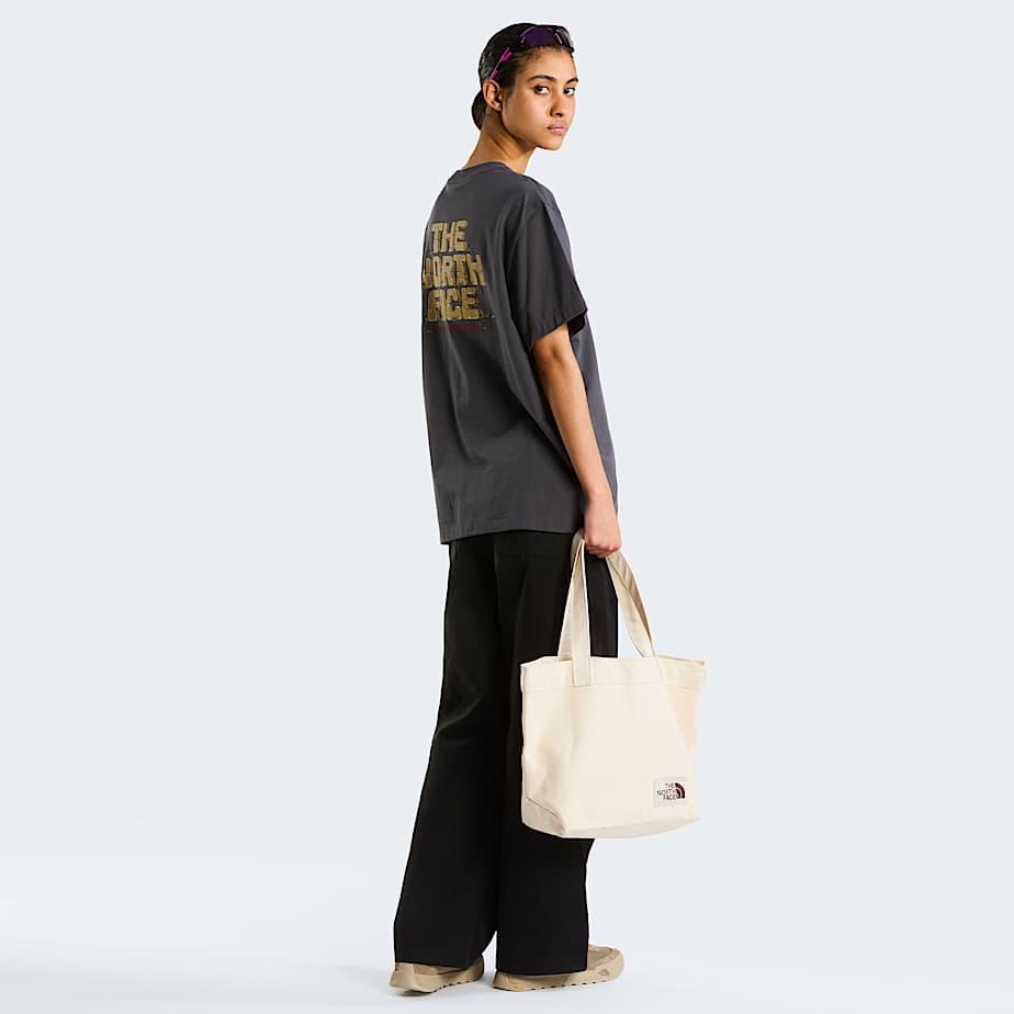 T-shirt Stone Logo Relaxed Anthracite Grey