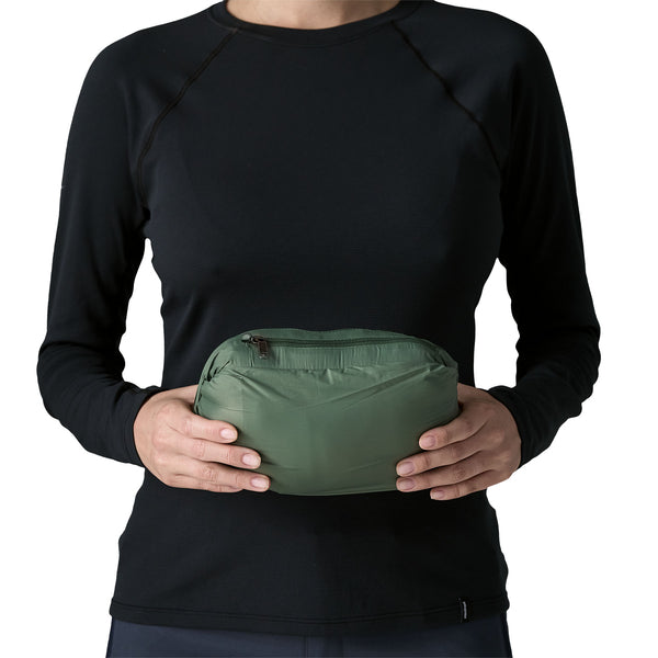 Giacca Down Sweater Hoody Donna Canopy Green