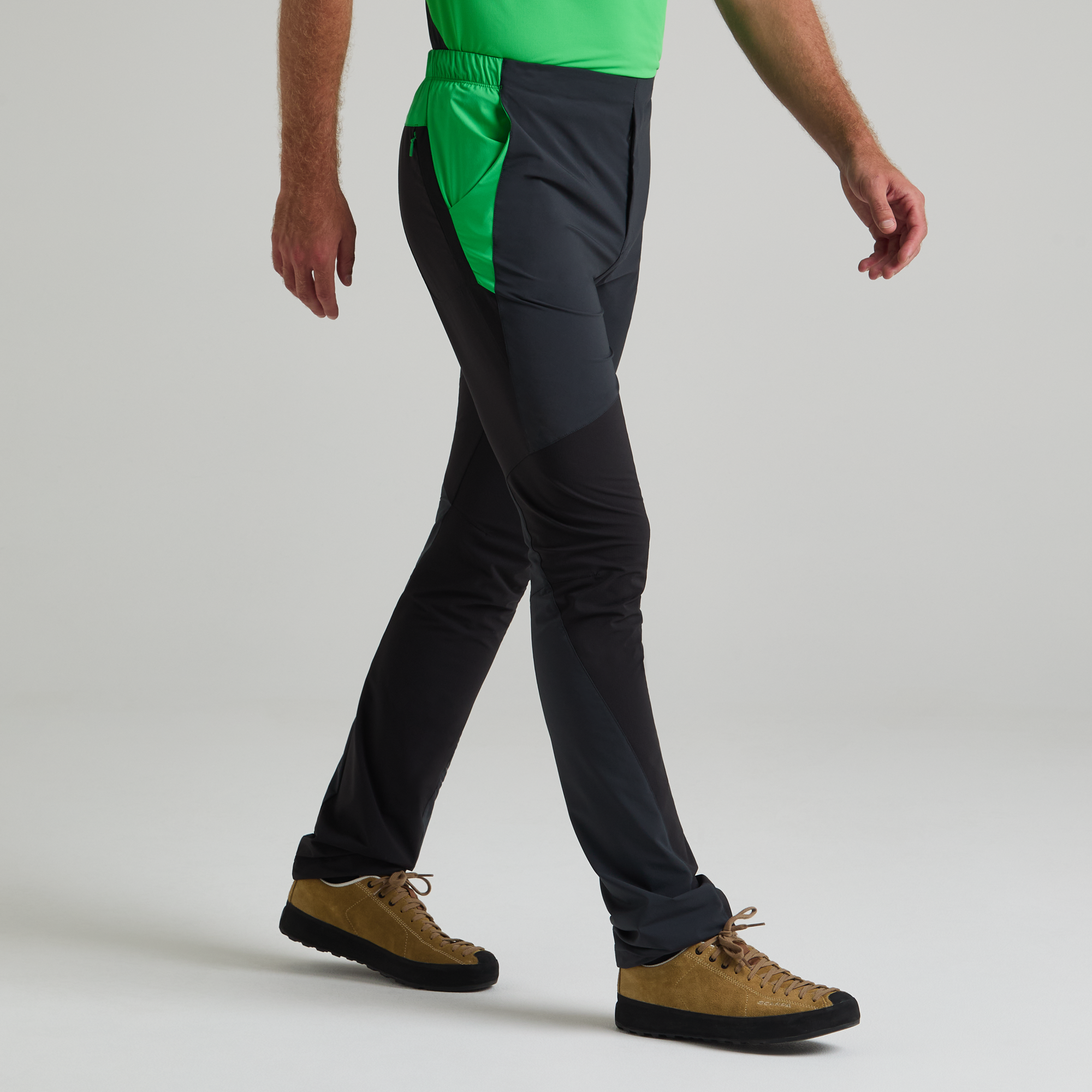 Pantalon Synth Homme Antracite/Vibe Green