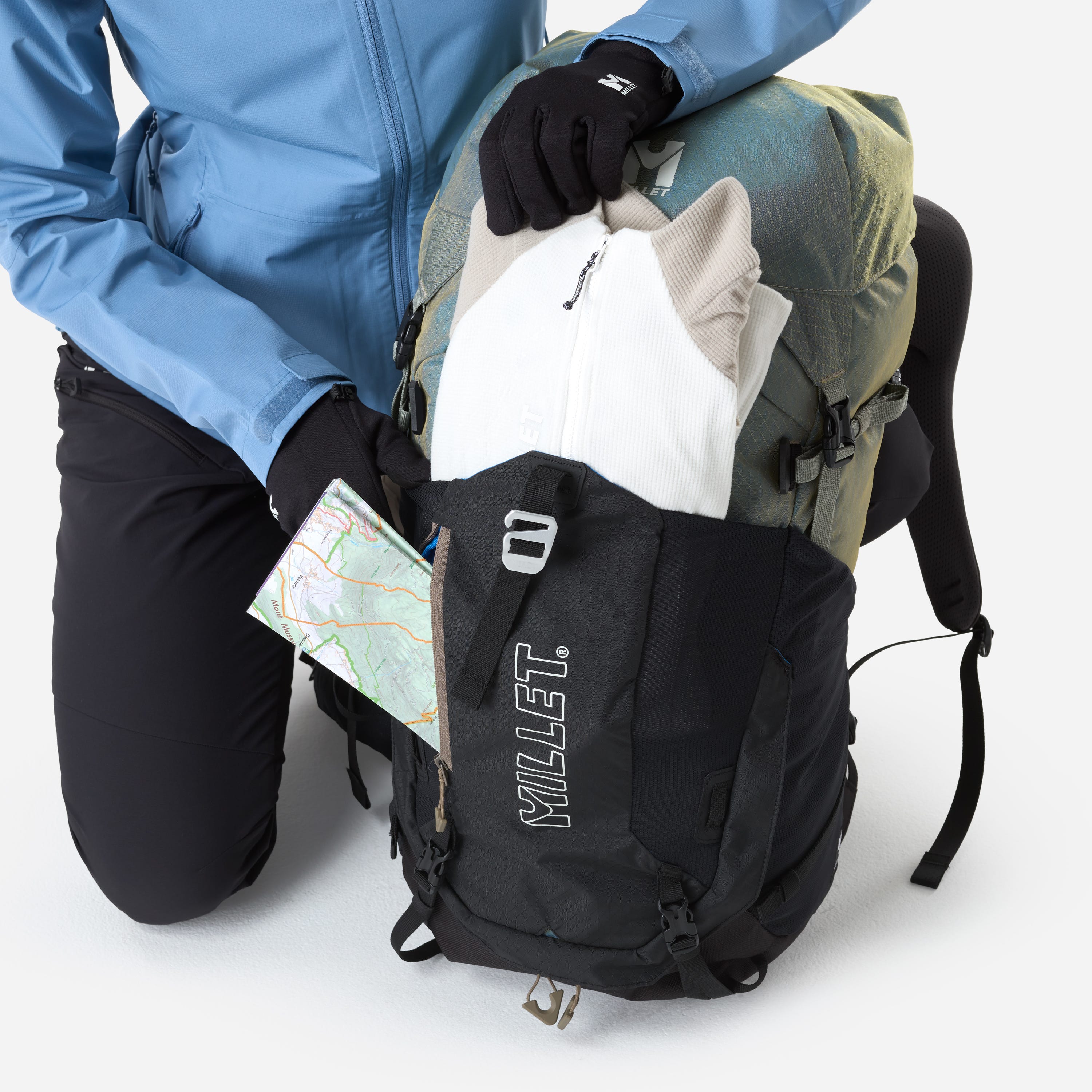 Mochila Ubic 40 Black /Sand