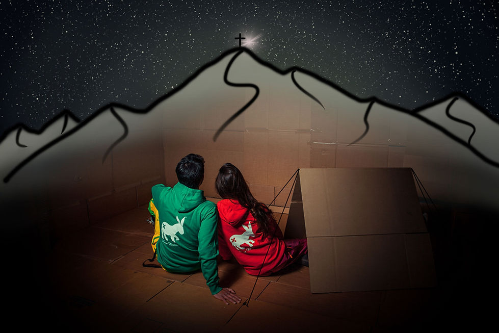 Maglia Hoodie Uomo Navy Blue/White