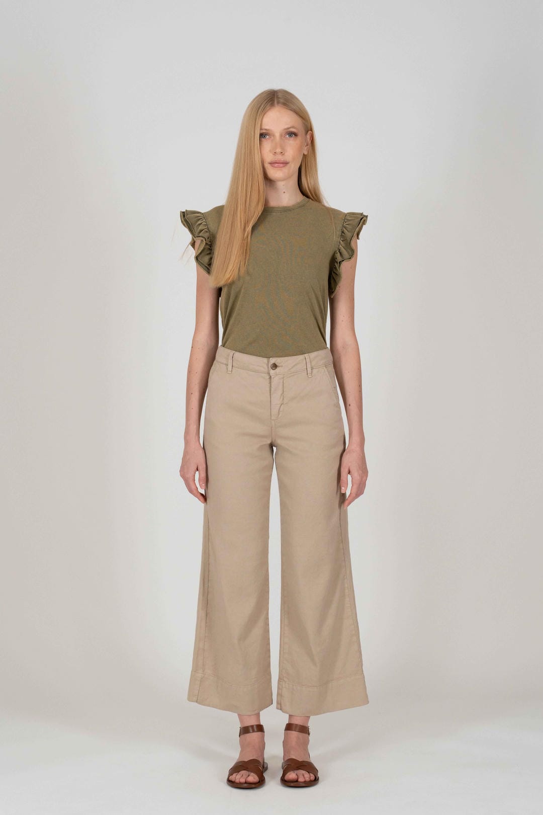 Pantalones Eva Mujer Avorio
