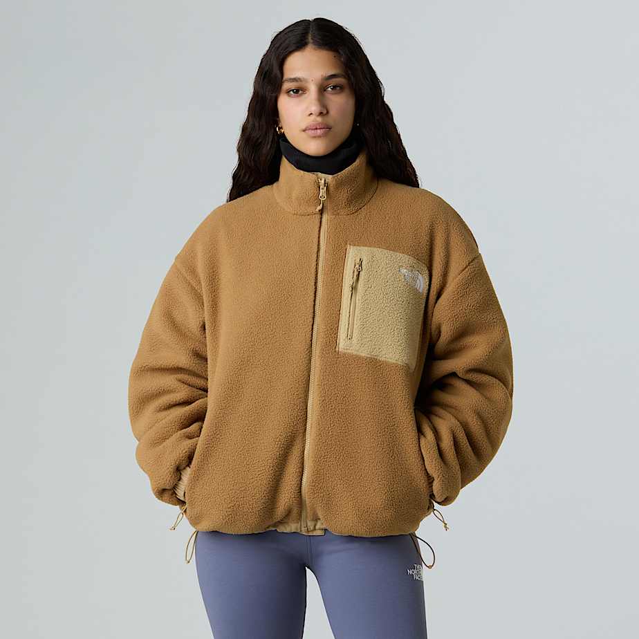 Chaqueta Yumiori Reversible Mujer Khaki Stone/Utility Brown