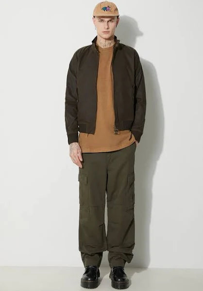 Veste Porton Wax Homme Olive