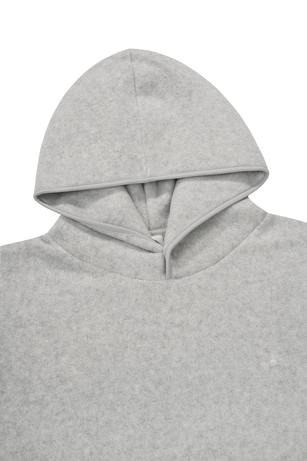 Sunrise Fleece Hoodie Sweatshirt White Melange