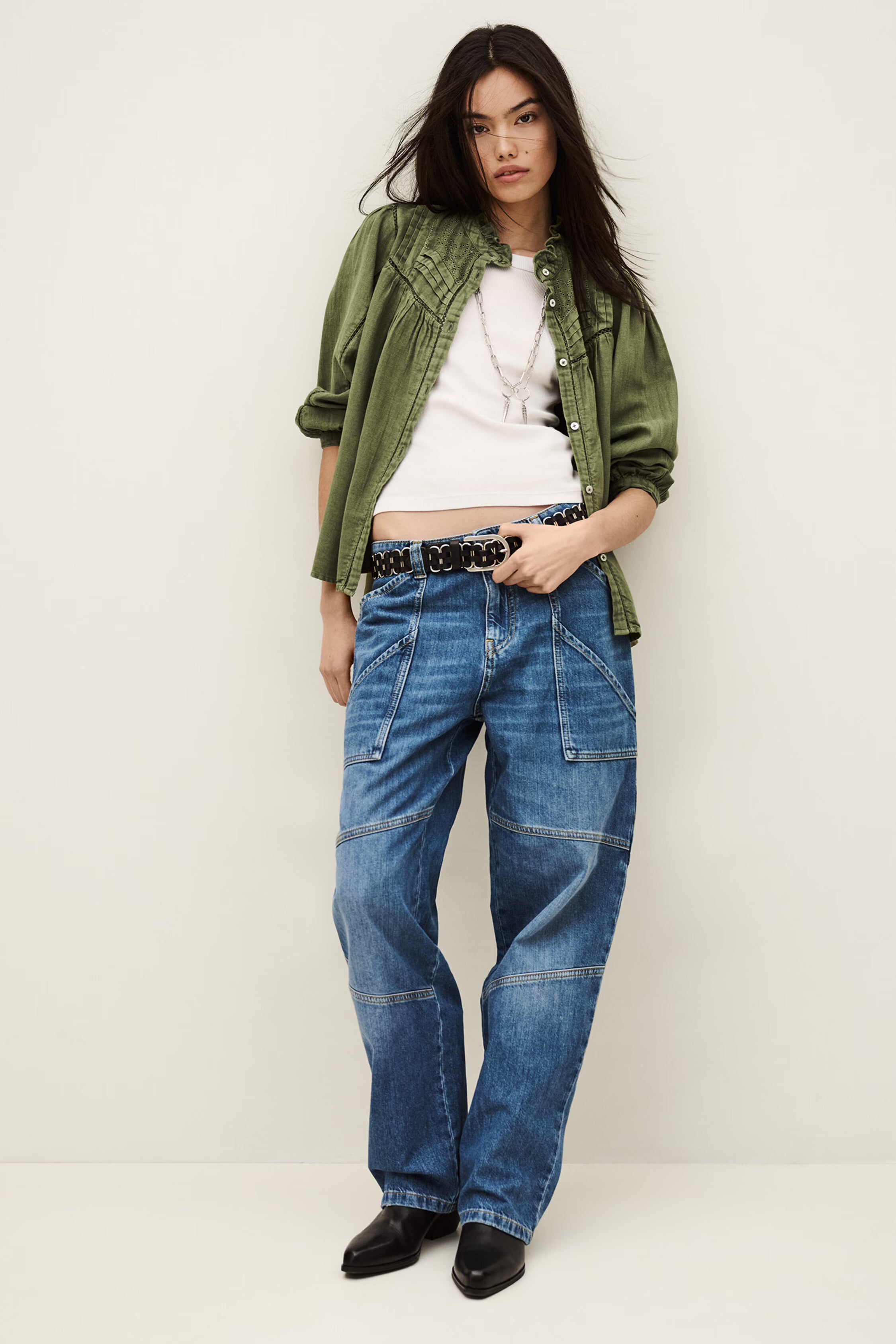 Camicia Gilda Donna Kaki