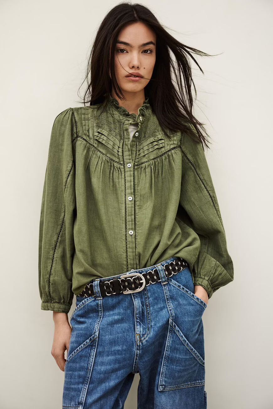 Camicia Gilda Donna Kaki