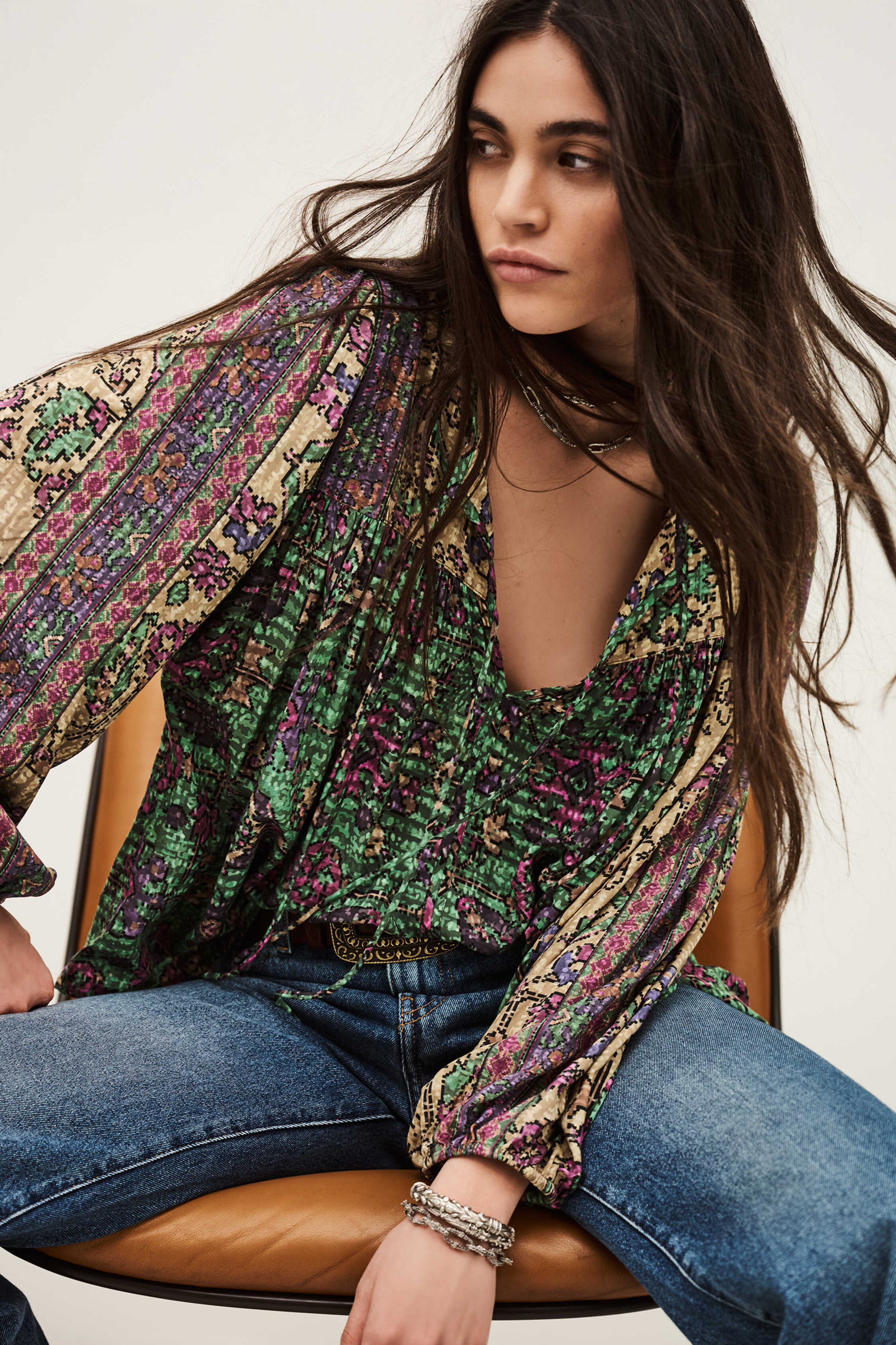 Women's Pamila Blouse Vert