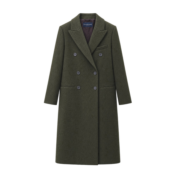 Cappotto lungo Bella in loden verde Schneiders Salzburg da donna