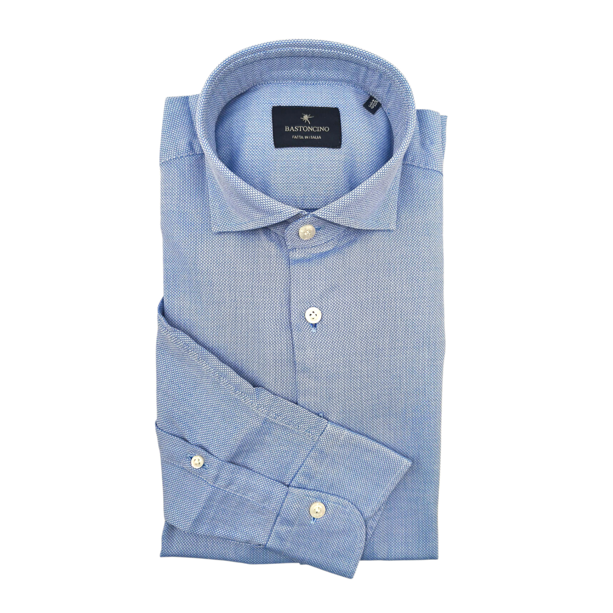 Camicia Simo Fantasy Uomo Blue/White