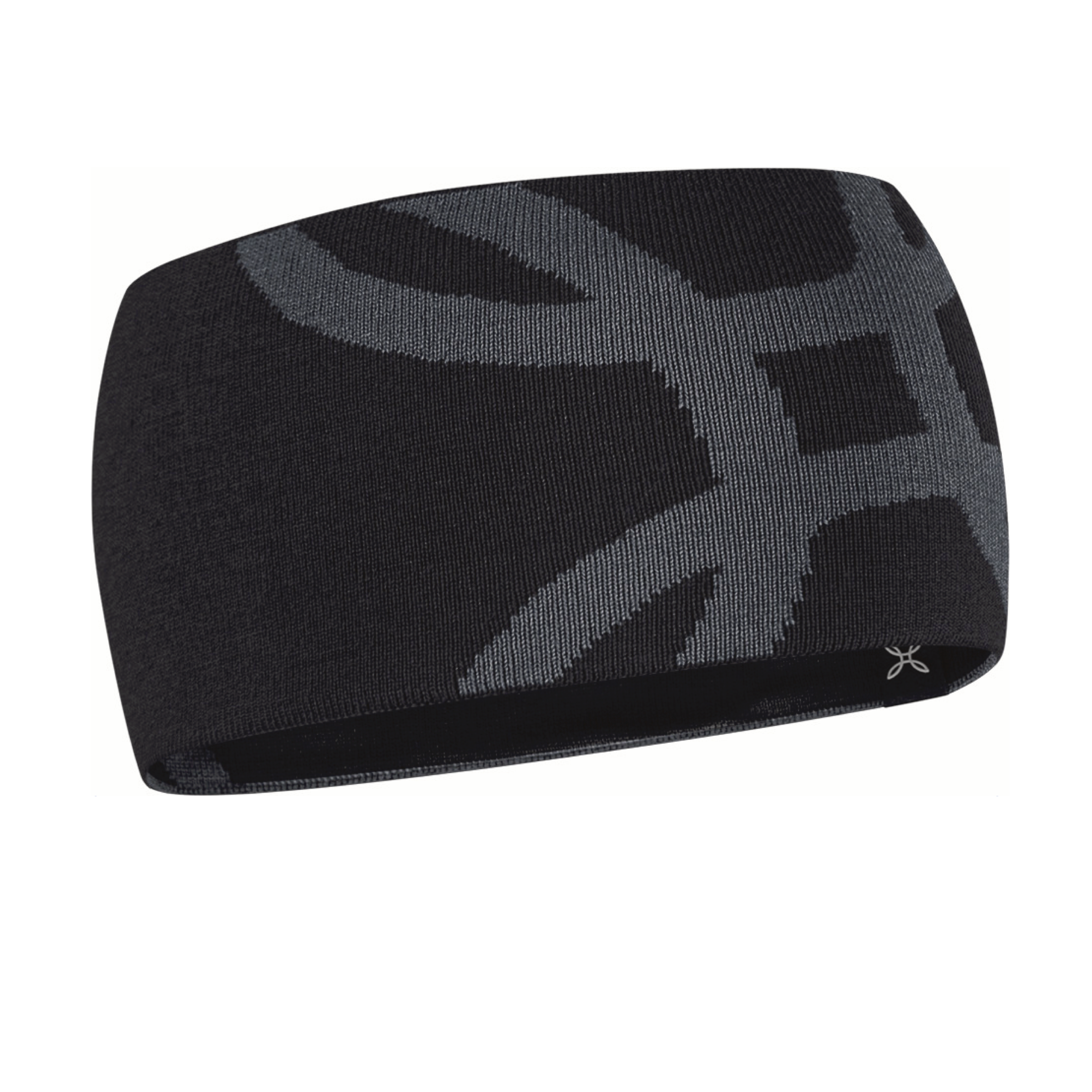 Fascetta Merino Logo Black/Antracite