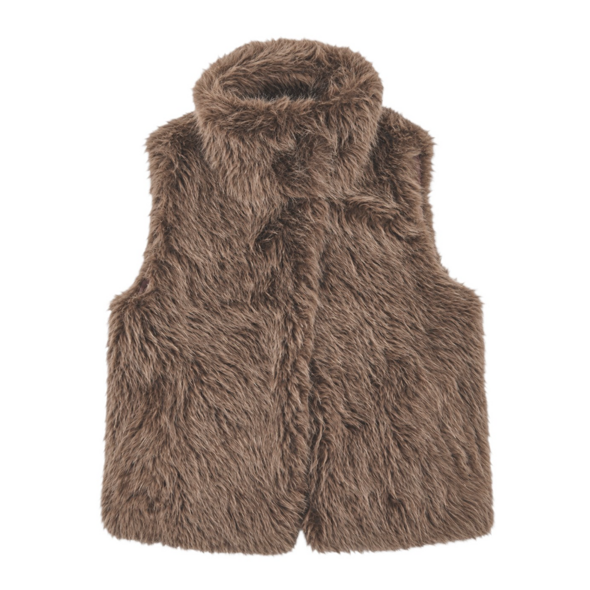 Gilet Verso Donna Glossy Brown