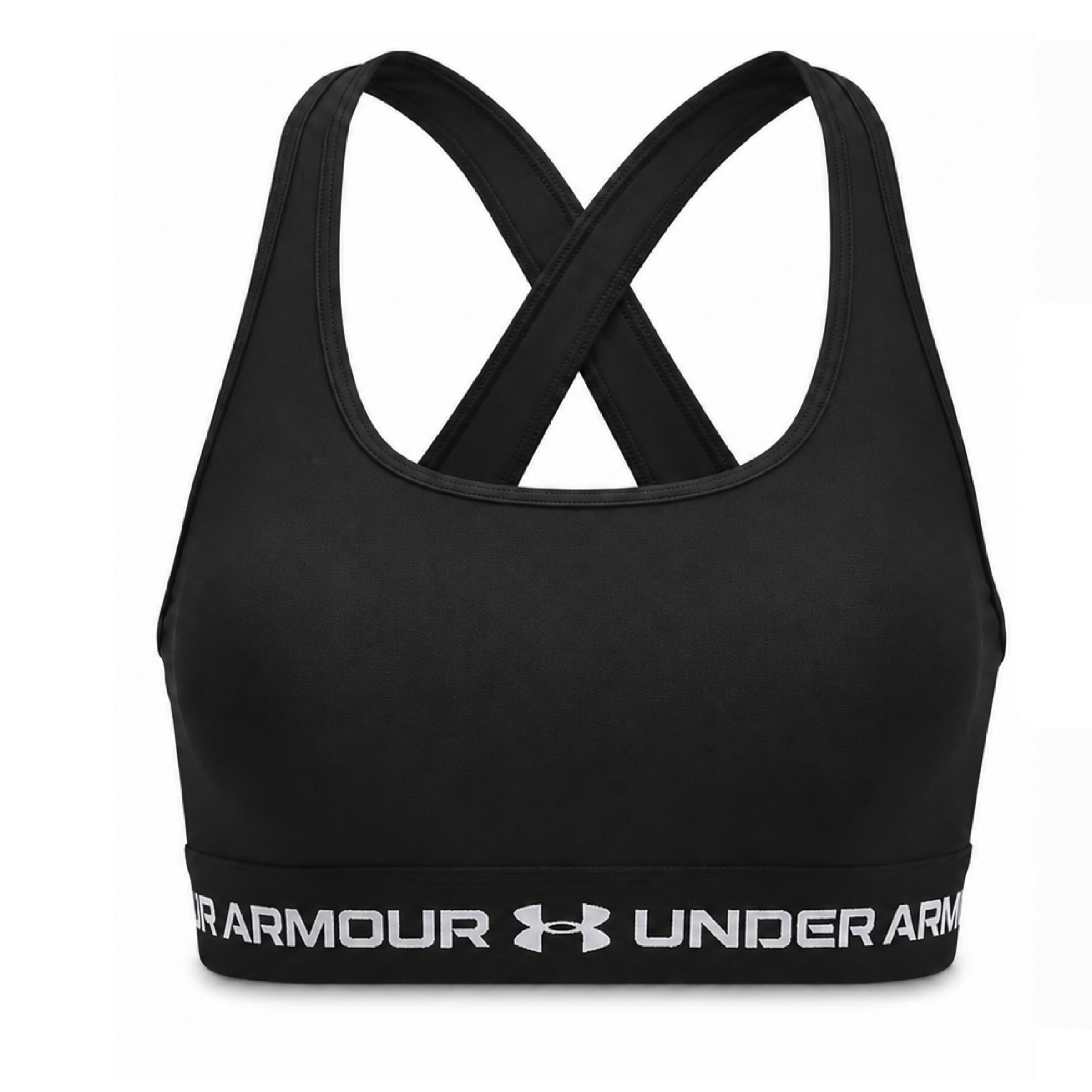 Frau Armour Mid Crossback Top Ultimate Black