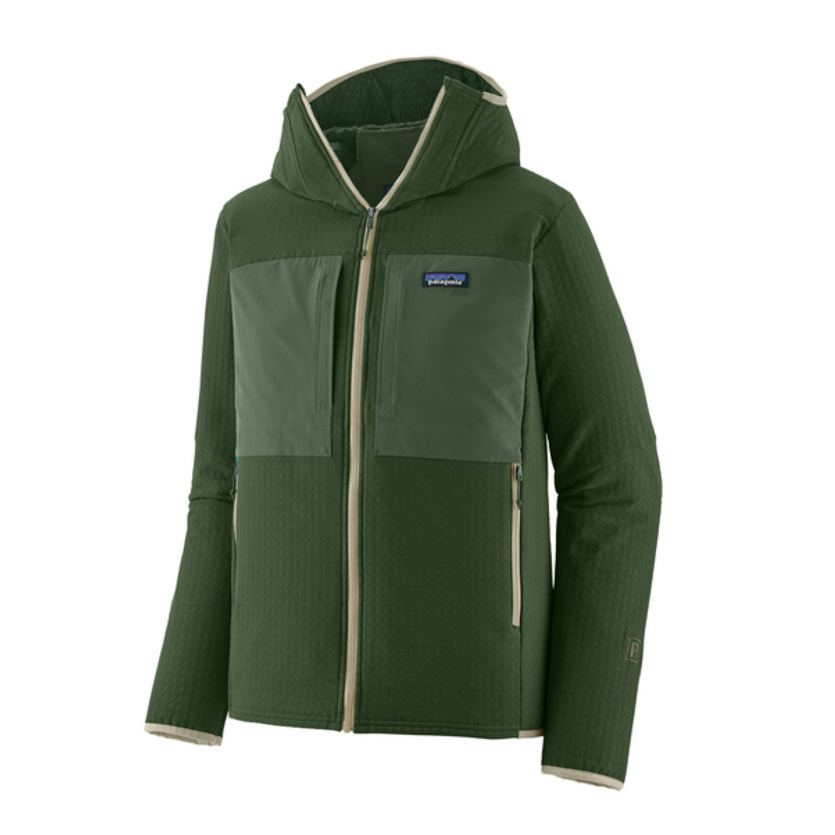 Giacca R2 Techface Hoody Uomo Treeline Green