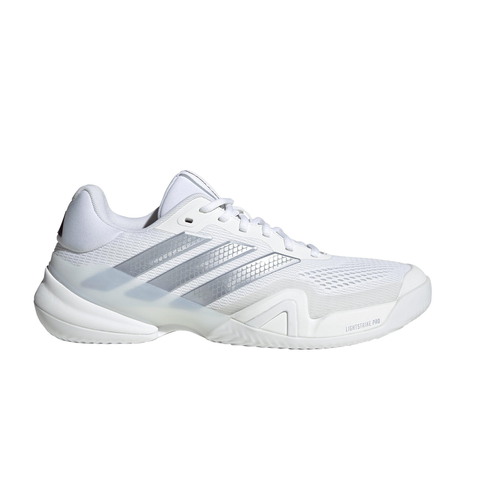 Mäns Barricade 14 Clay Tennis Skor Vit / Silver