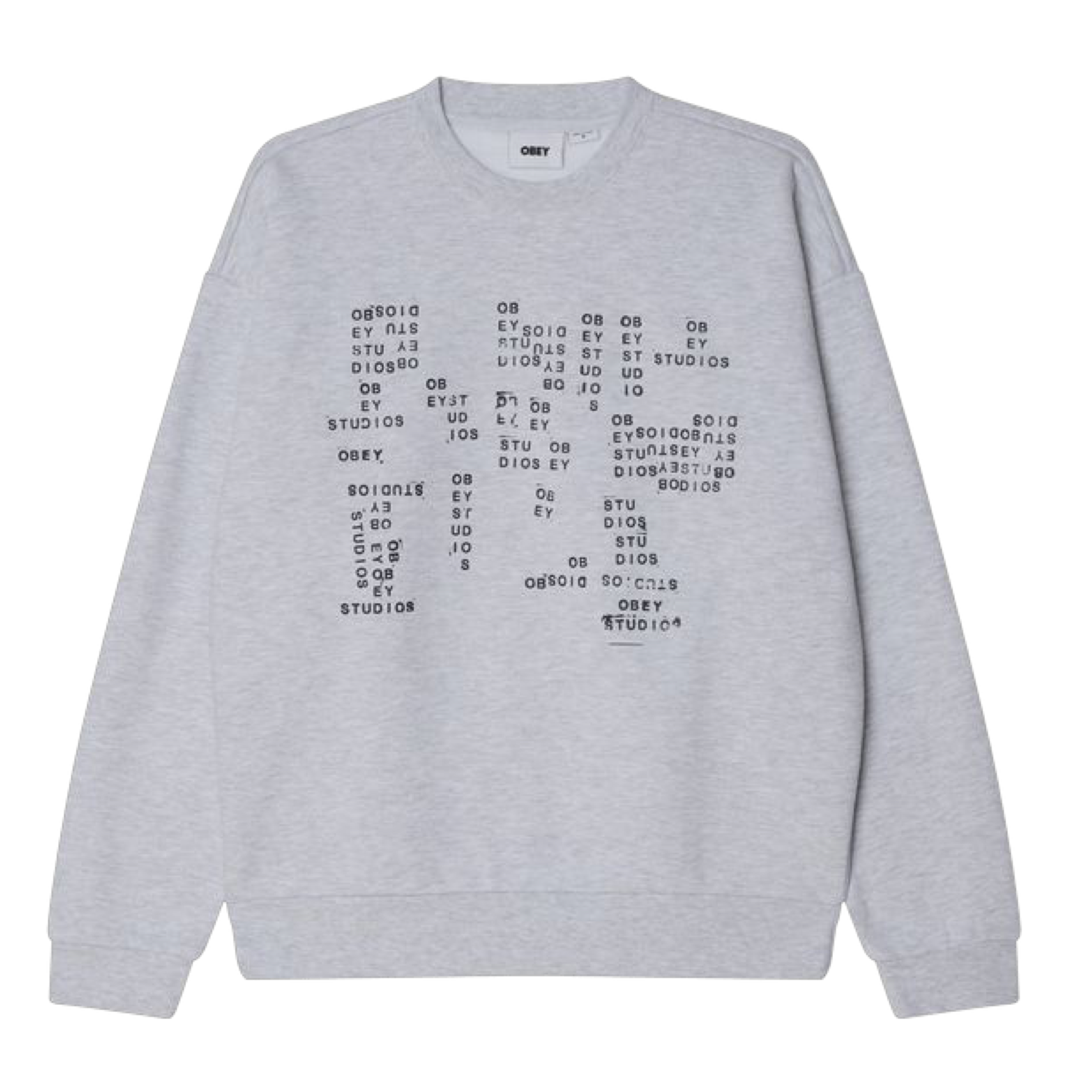 Mann Studios Stamp Pullover Ash Grey