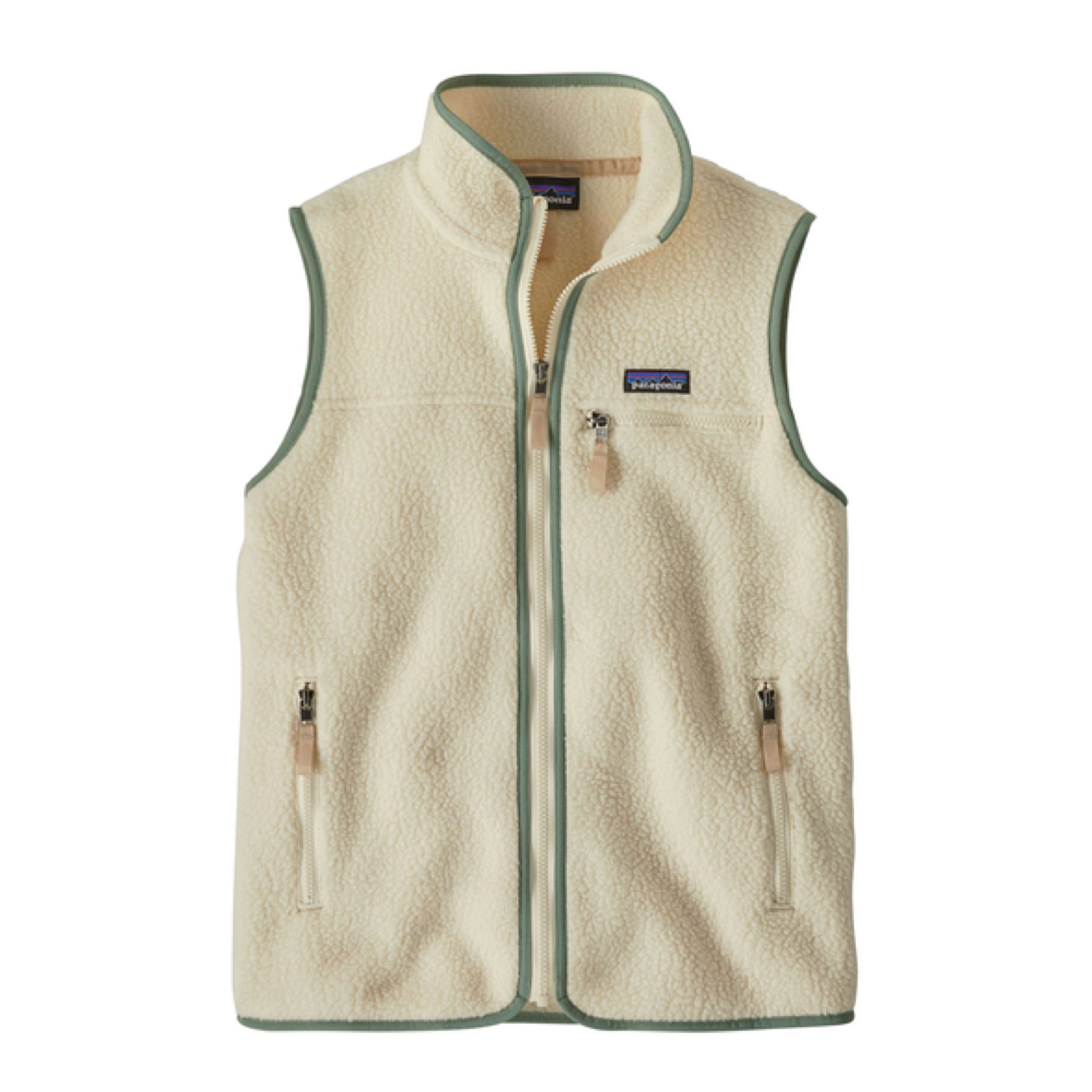 Gilet Reto Pile Donna Natural/Ellwood Green