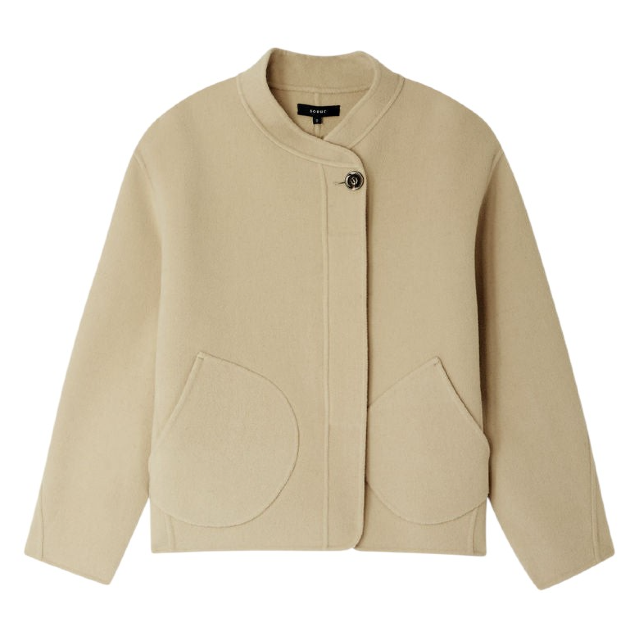 Giacca Windsor Donna Beige Chine