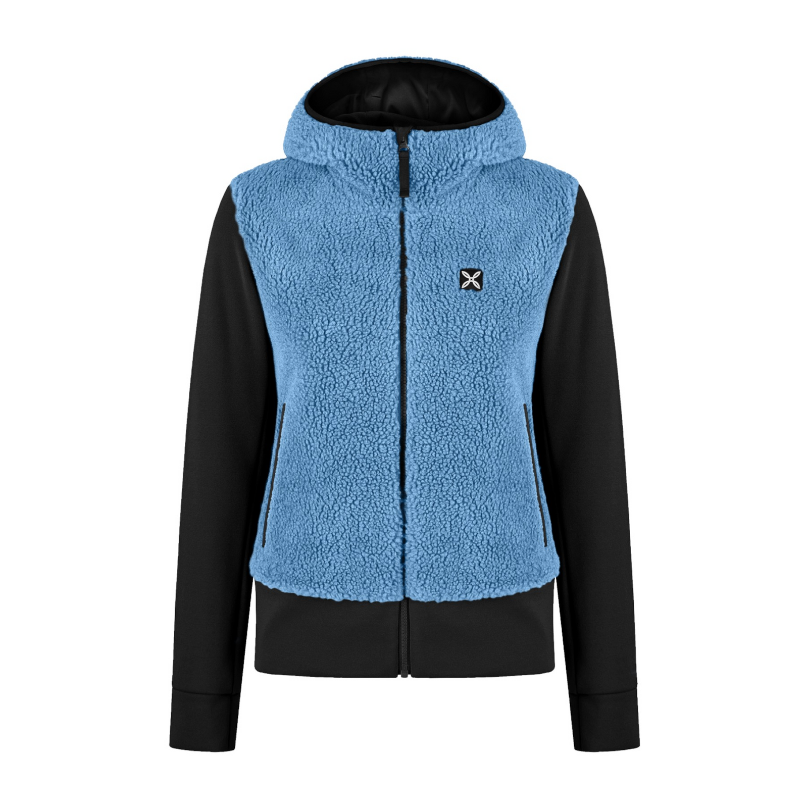 Giacca Sherpa Mix Donna Dusk