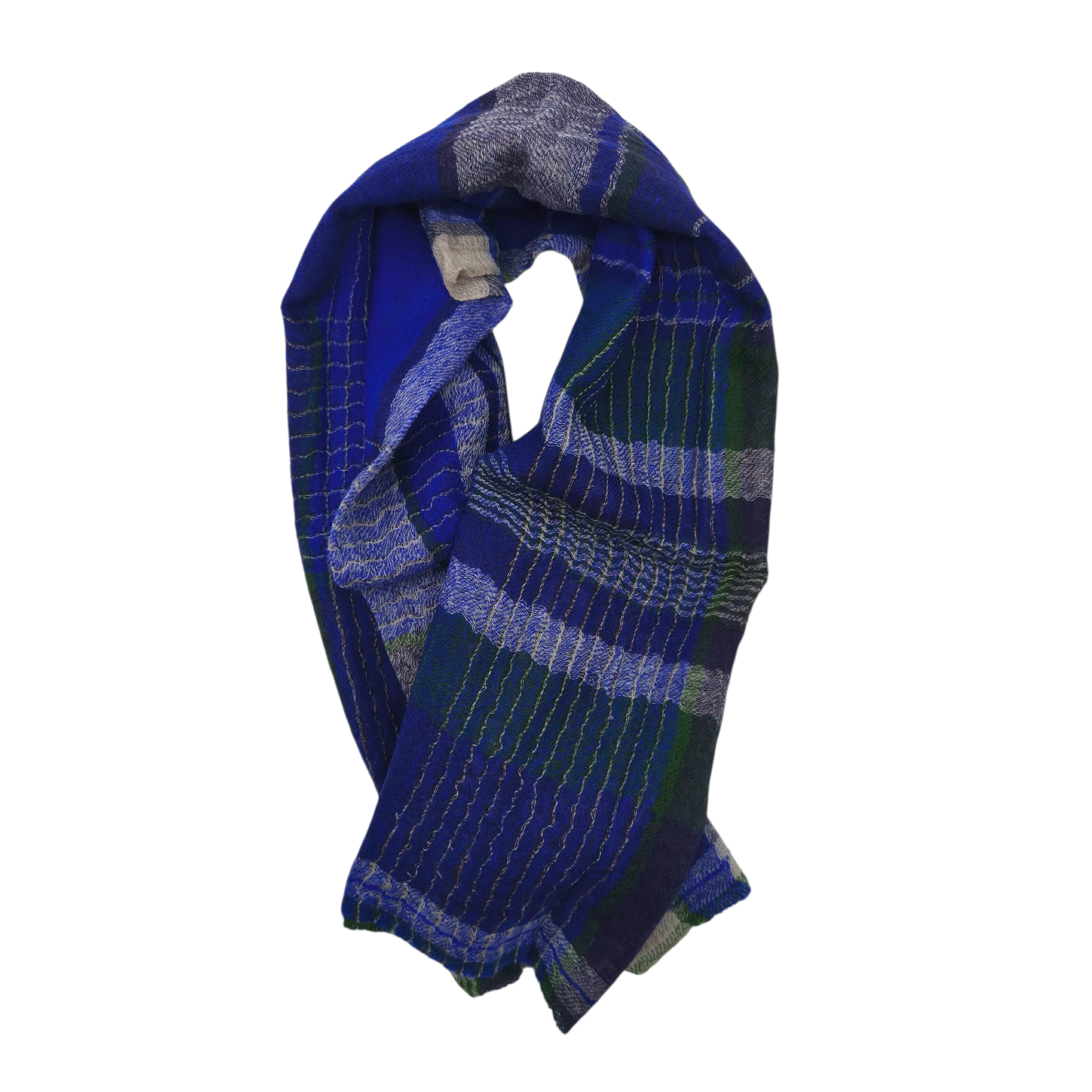 Frau 752 Schal Royal Blue