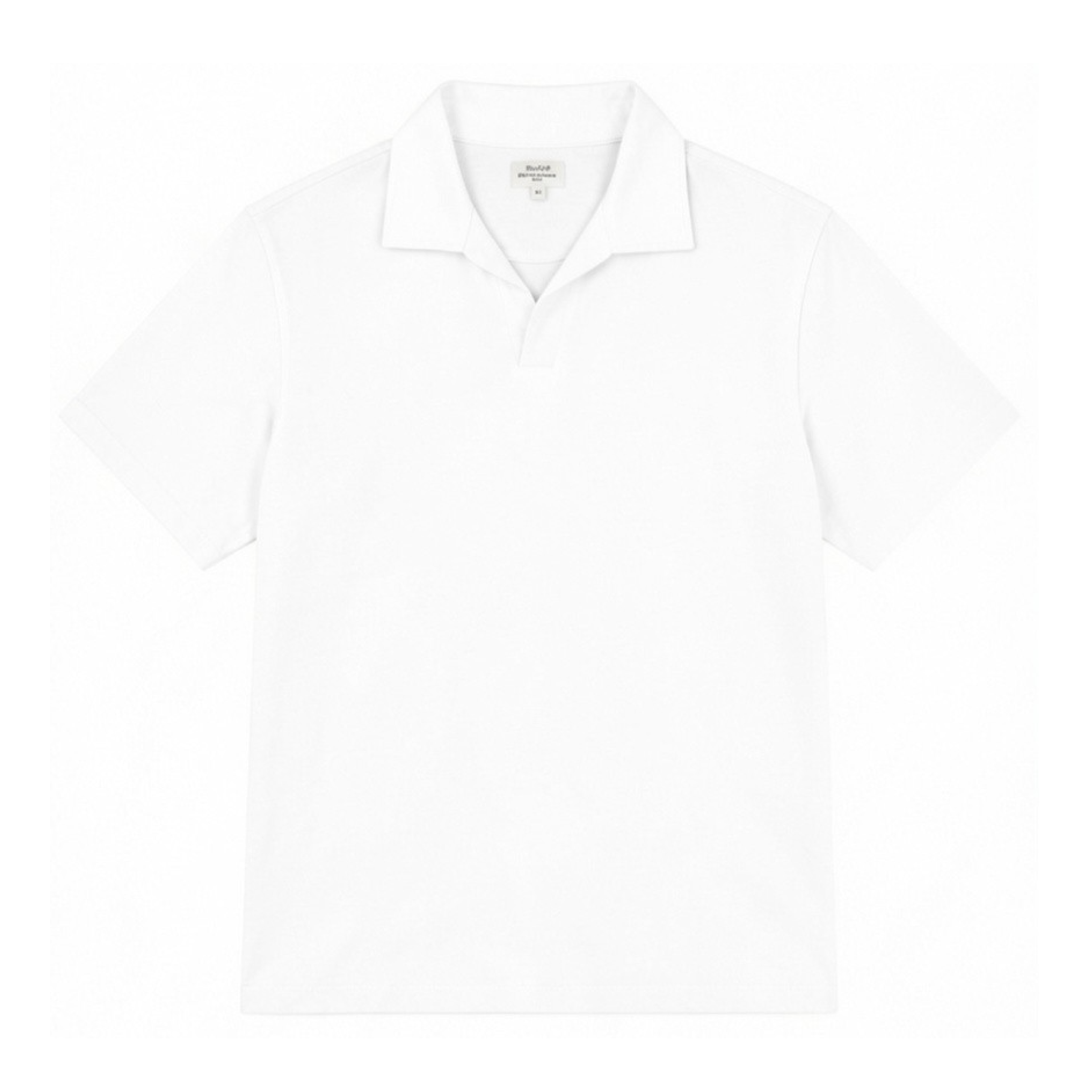 Polo Lightweight Lyocell Uomo Bianco