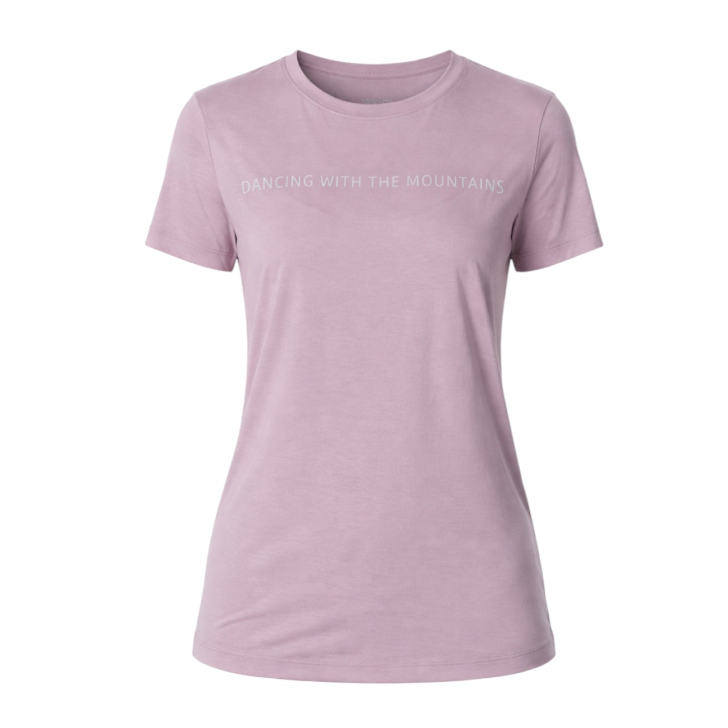 Frau Tree Message T-shirt Sky Purple