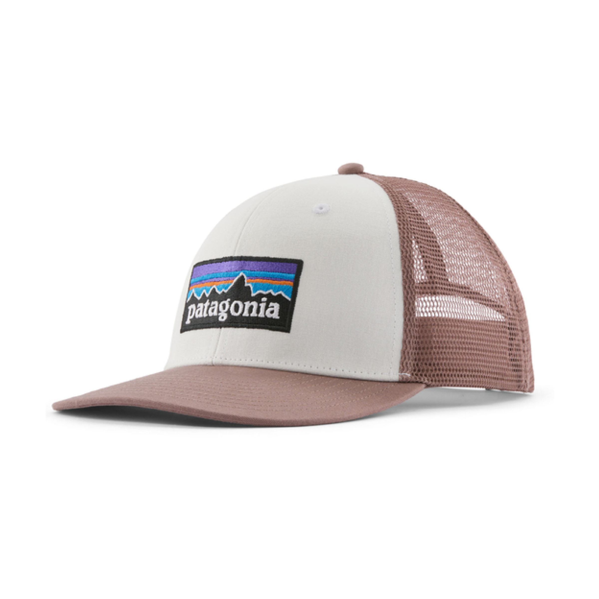 P-6 Logo Trucker Mutze Birch White