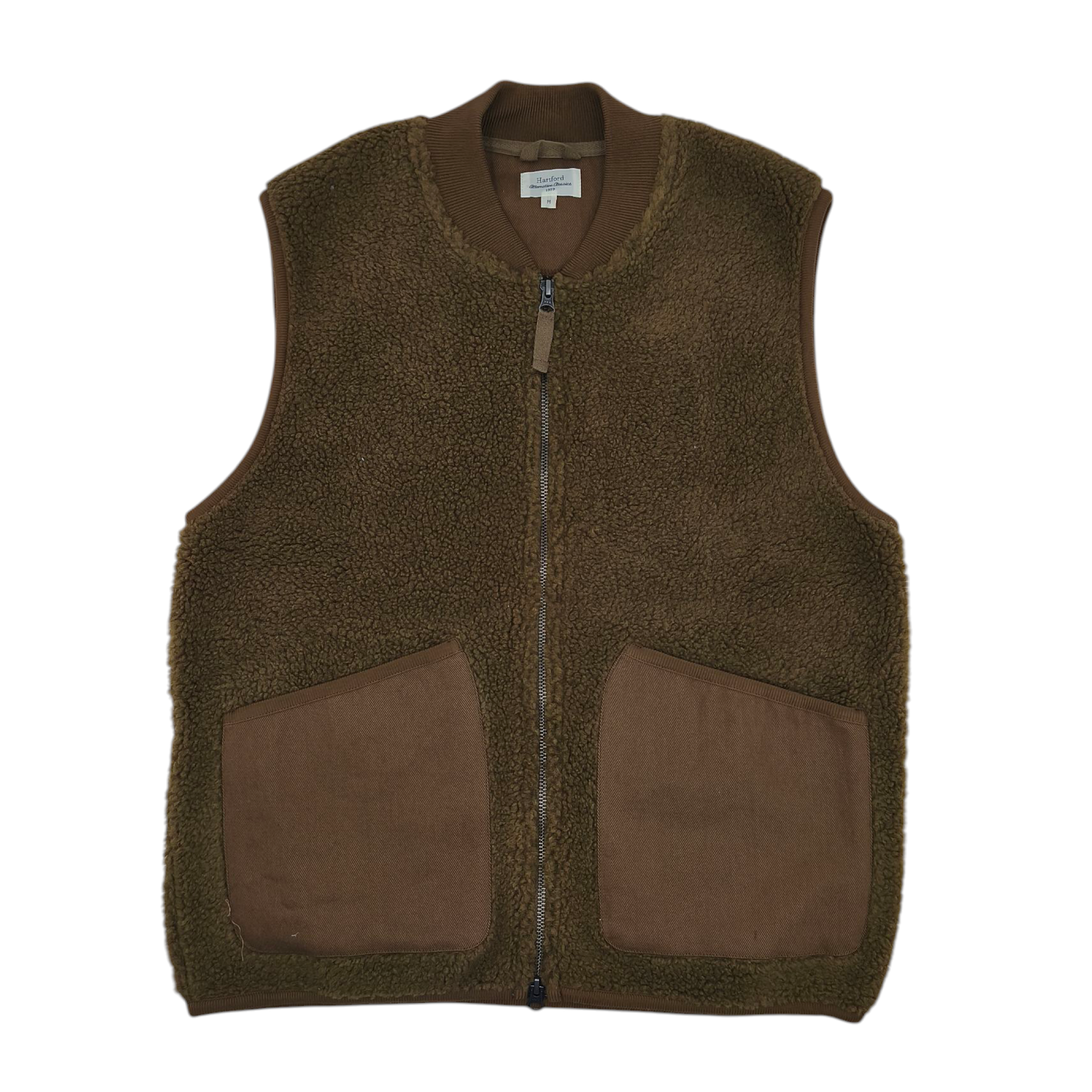 Gilet Sherpa Uomo Camel
