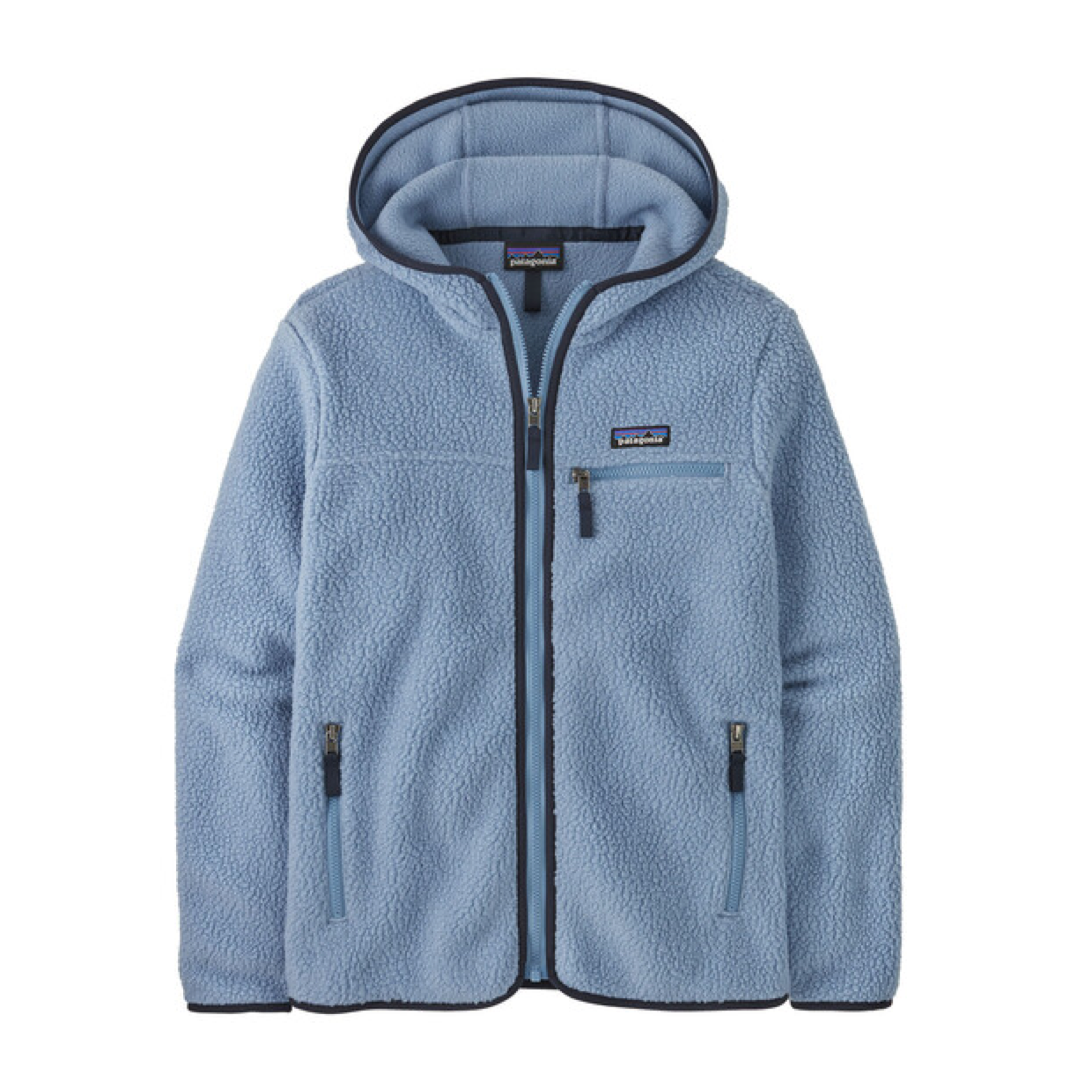 Maglia Retro Pile Hoody Donna Barnacle Blue