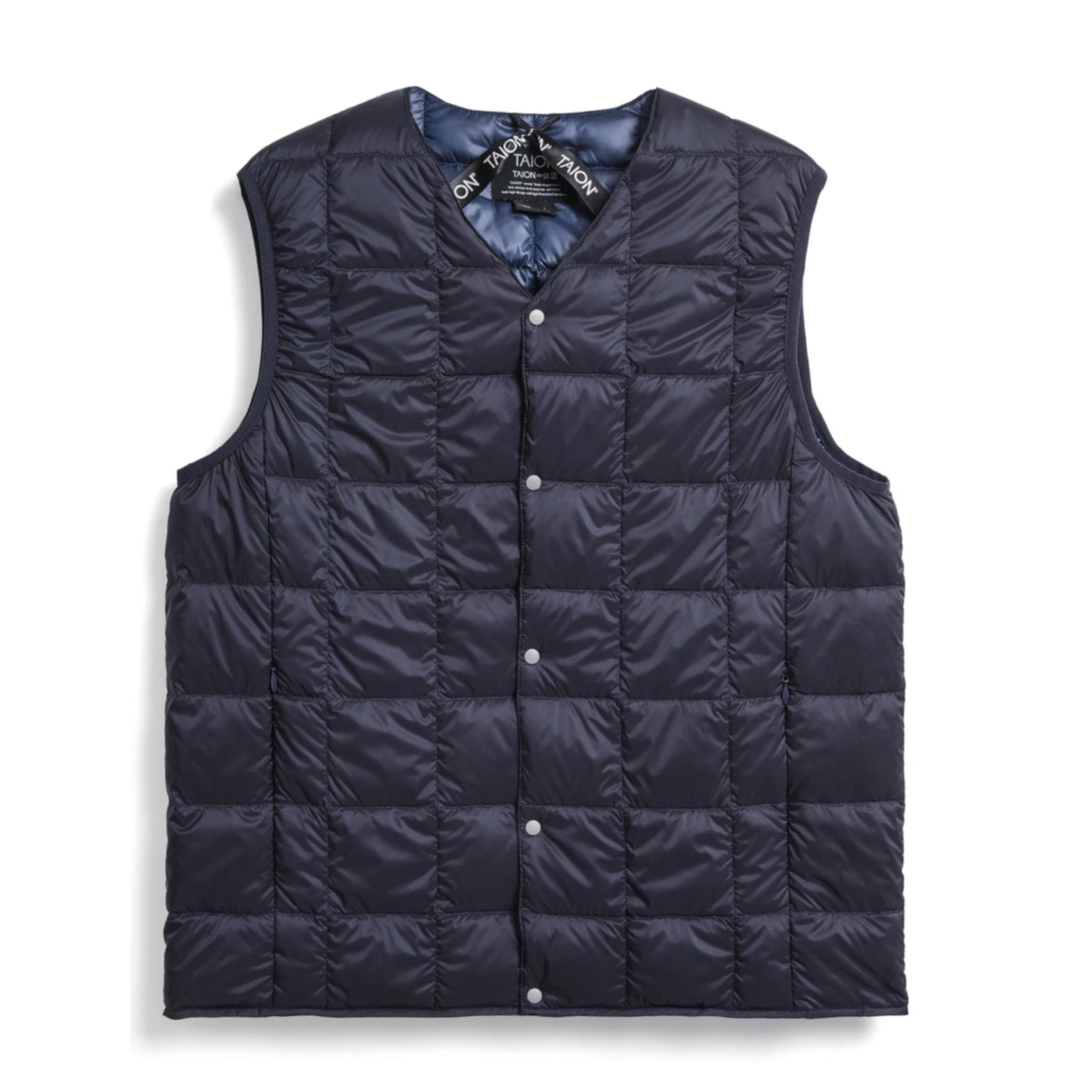 Gilet V-Neck Button Down Navy