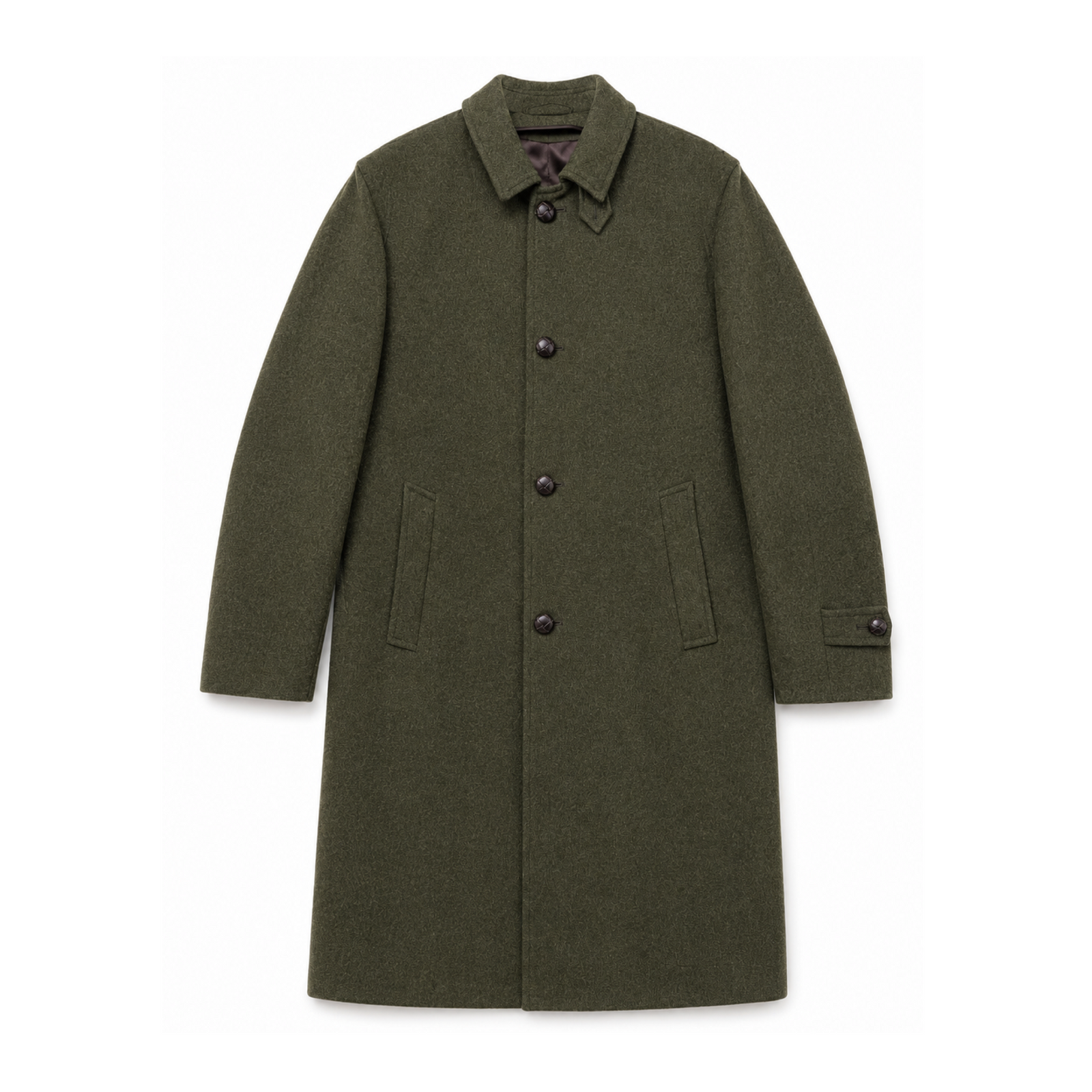 Mann Hubertus Mantel Loden Green