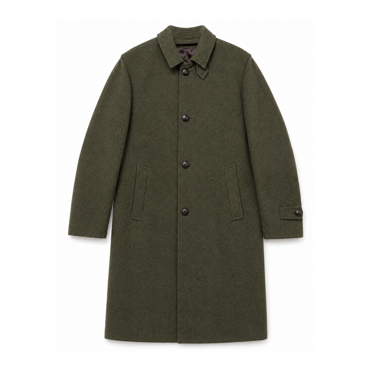 Mann Hubertus Mantel Loden Green