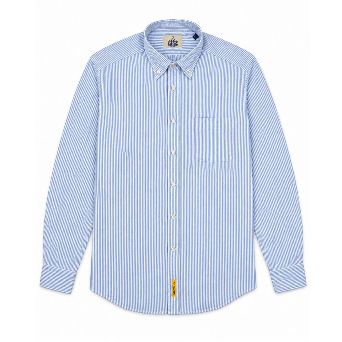 Chemise Bradfort Stripe Homme White/Sky Blue
