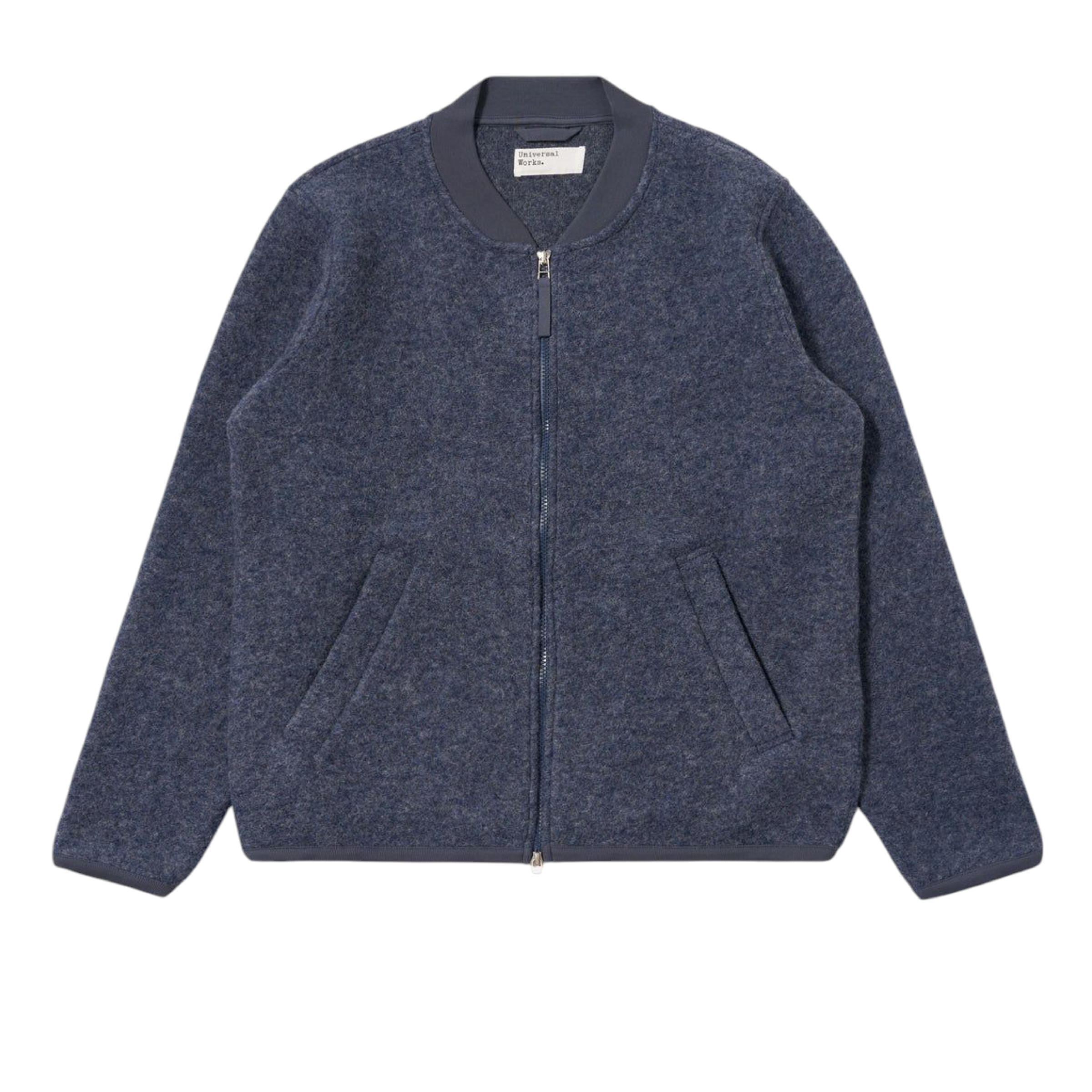 Giacca Zip Bomber Uomo Slate Blue