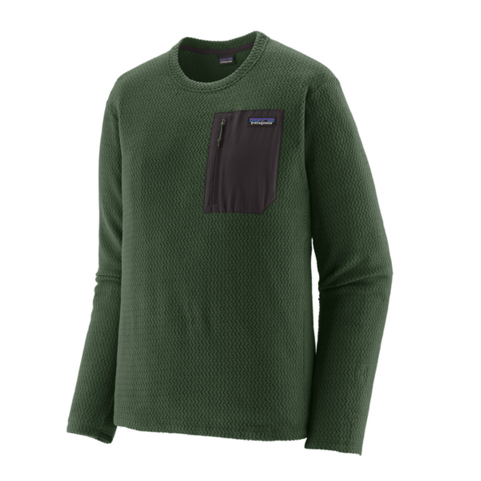 Men's R1 Air Crew Jumper Treeline Green