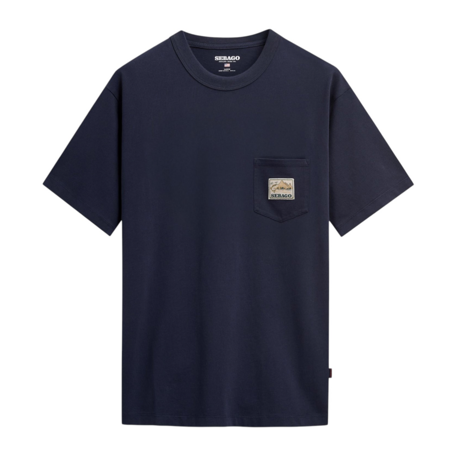 T-shirt Unionriver Uomo Blue Dark - Vista frontale