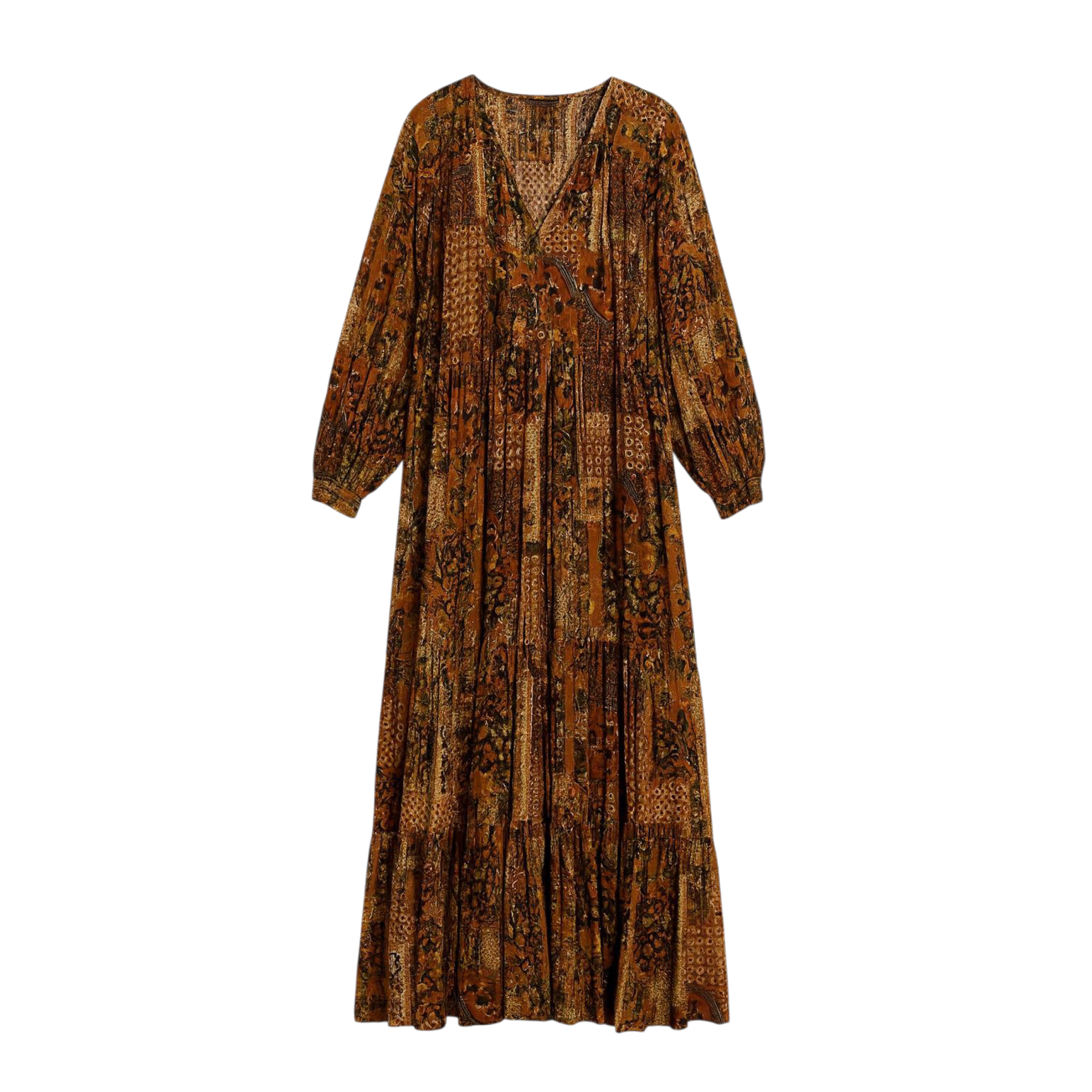 Frau Pierta Kleid Ocre