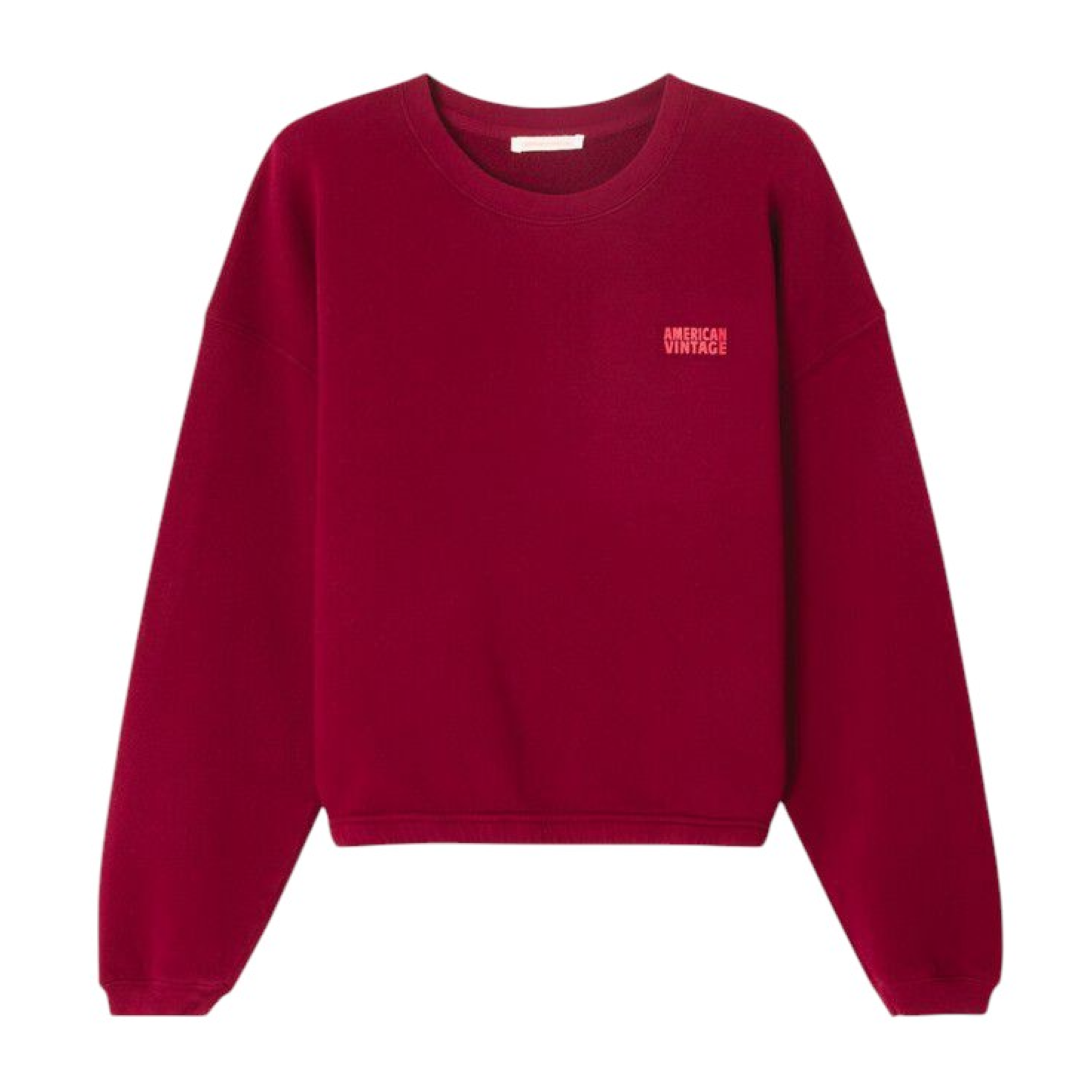 Frau Izubird Pullover Borgogna Vintage