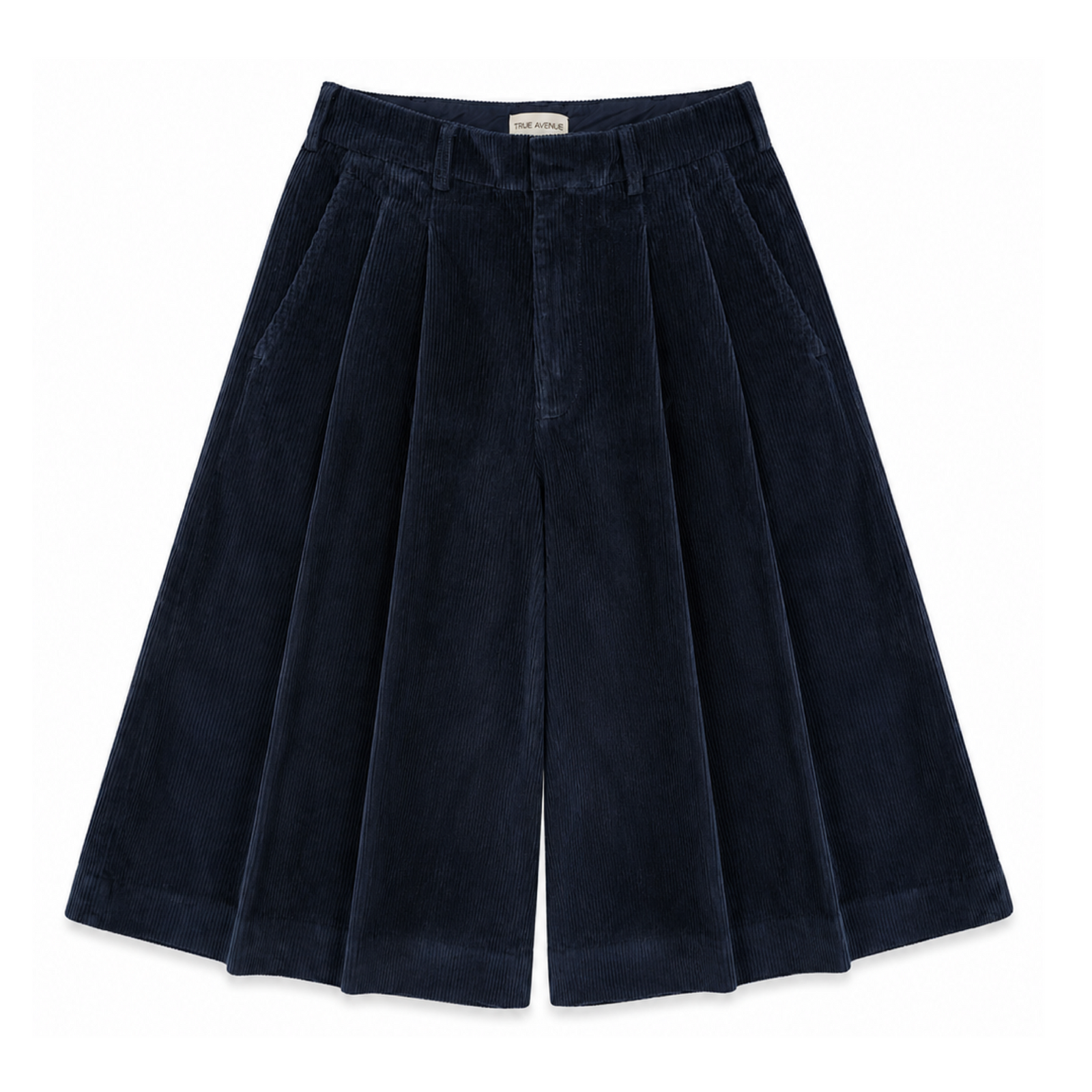 Pantalon Riva Ribbed Velvet Mujer Navy