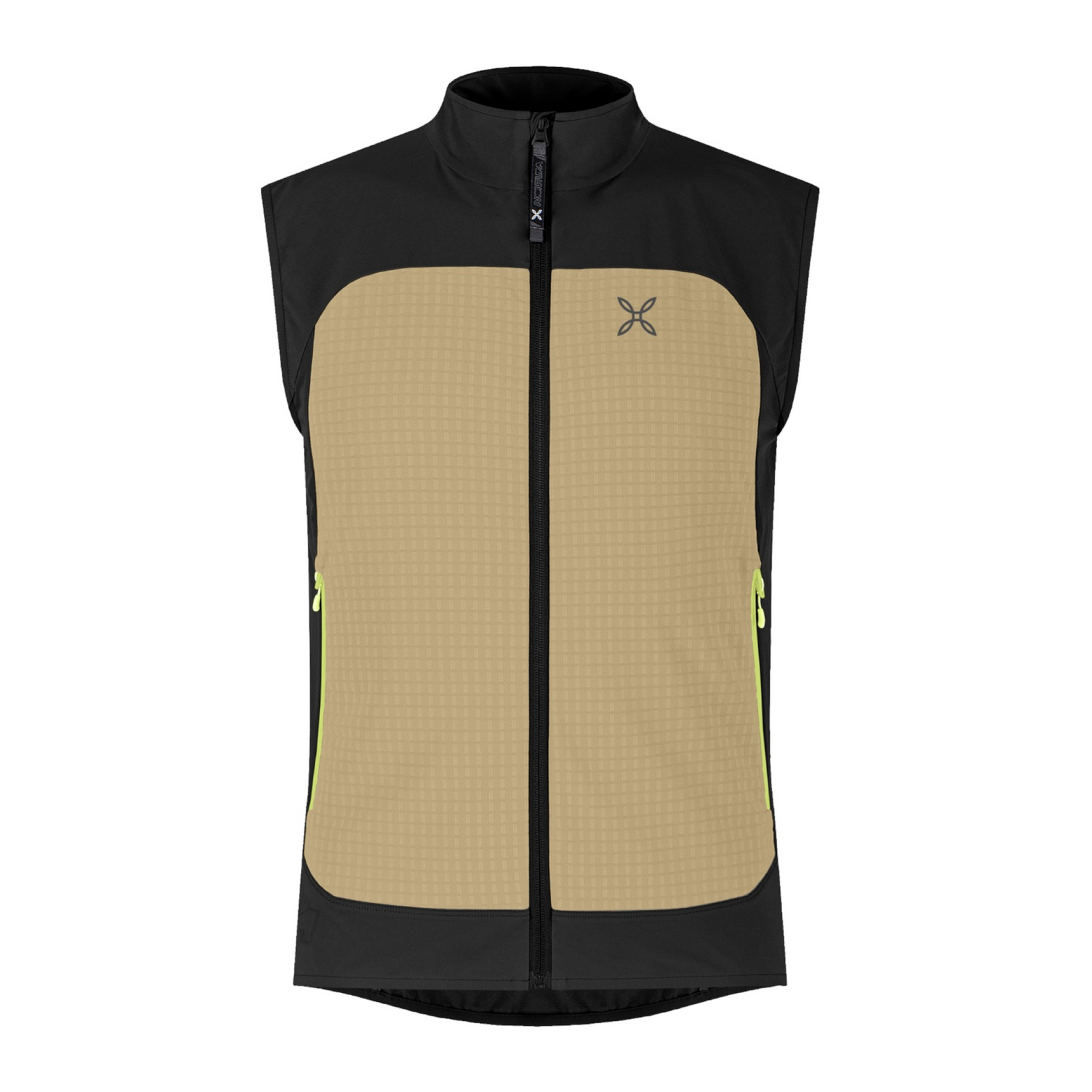 Gilet Seed Uomo Desert Beige/Sunny Lime