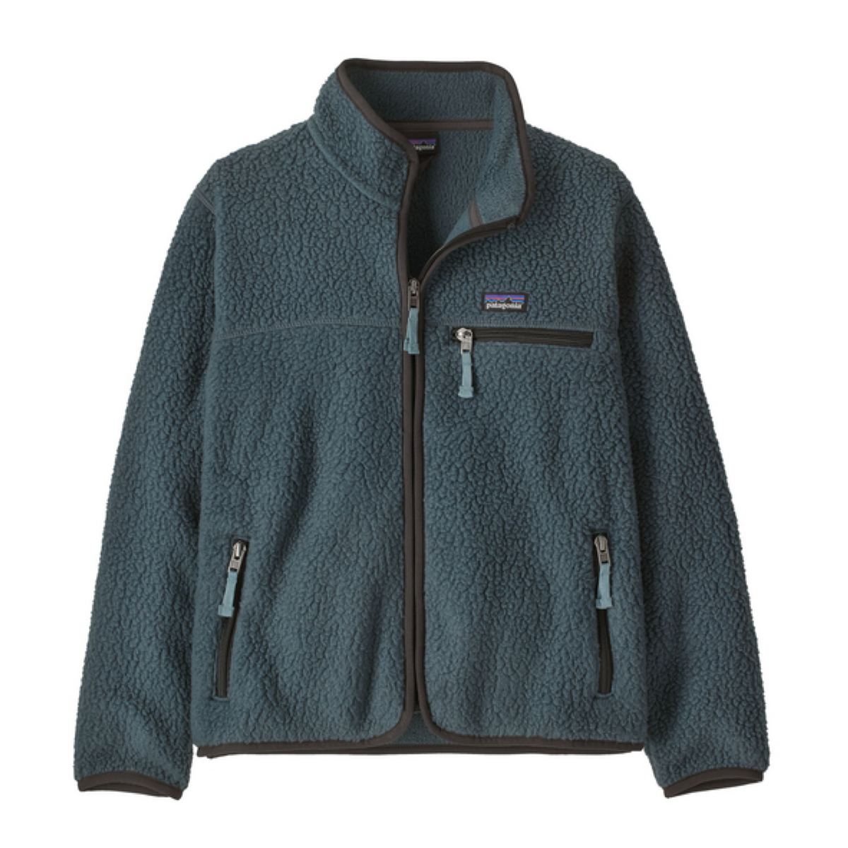 Junior Retro Pile Jumper Summit Blue
