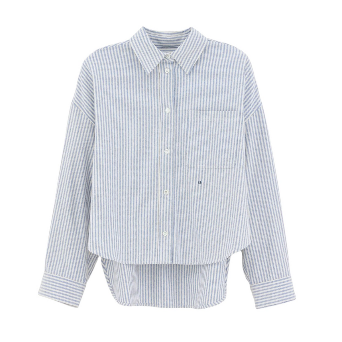 Camicia Jaxie Donna Ultramarine/Off White