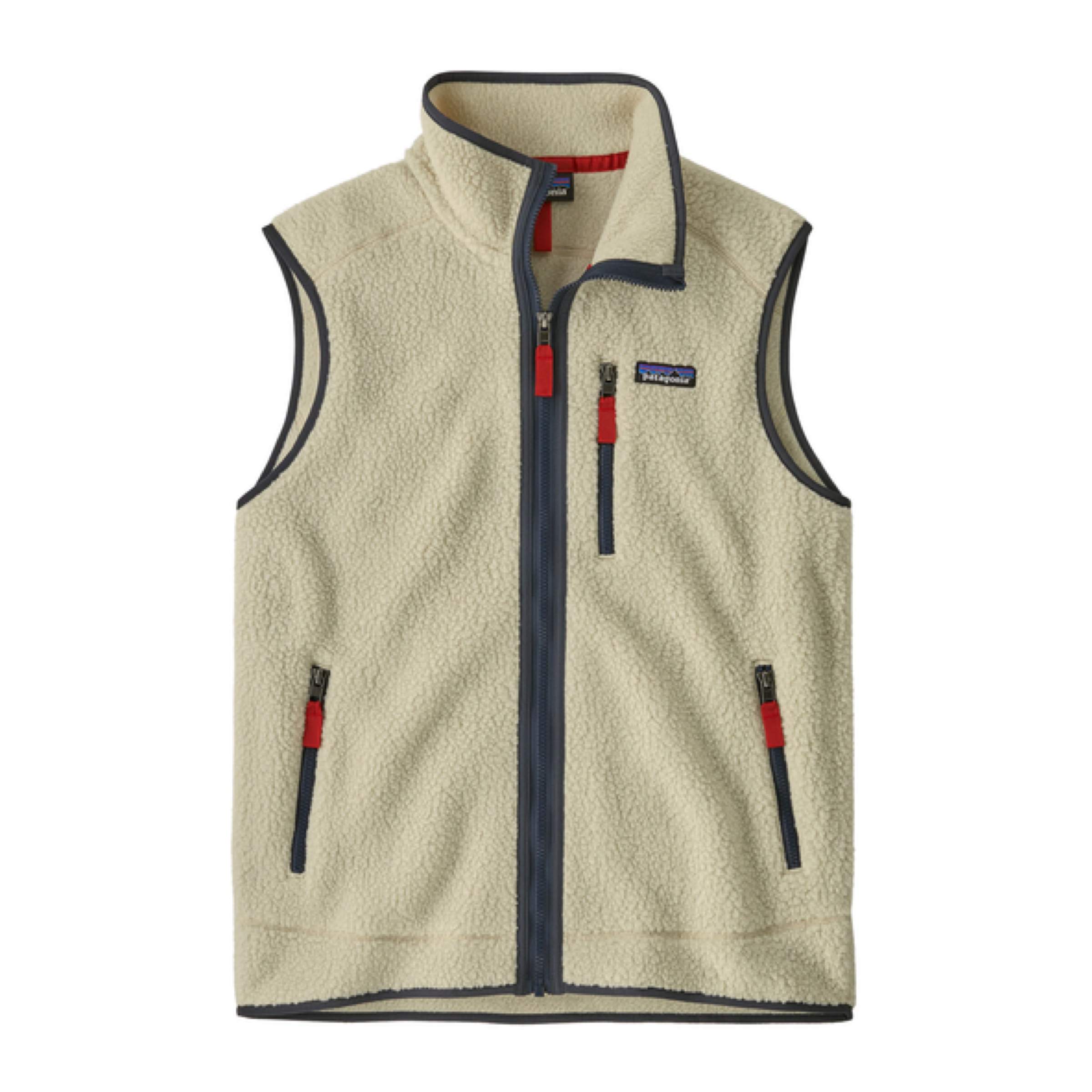 Mann Retro Pile Weste Pelican/Smolder Blue