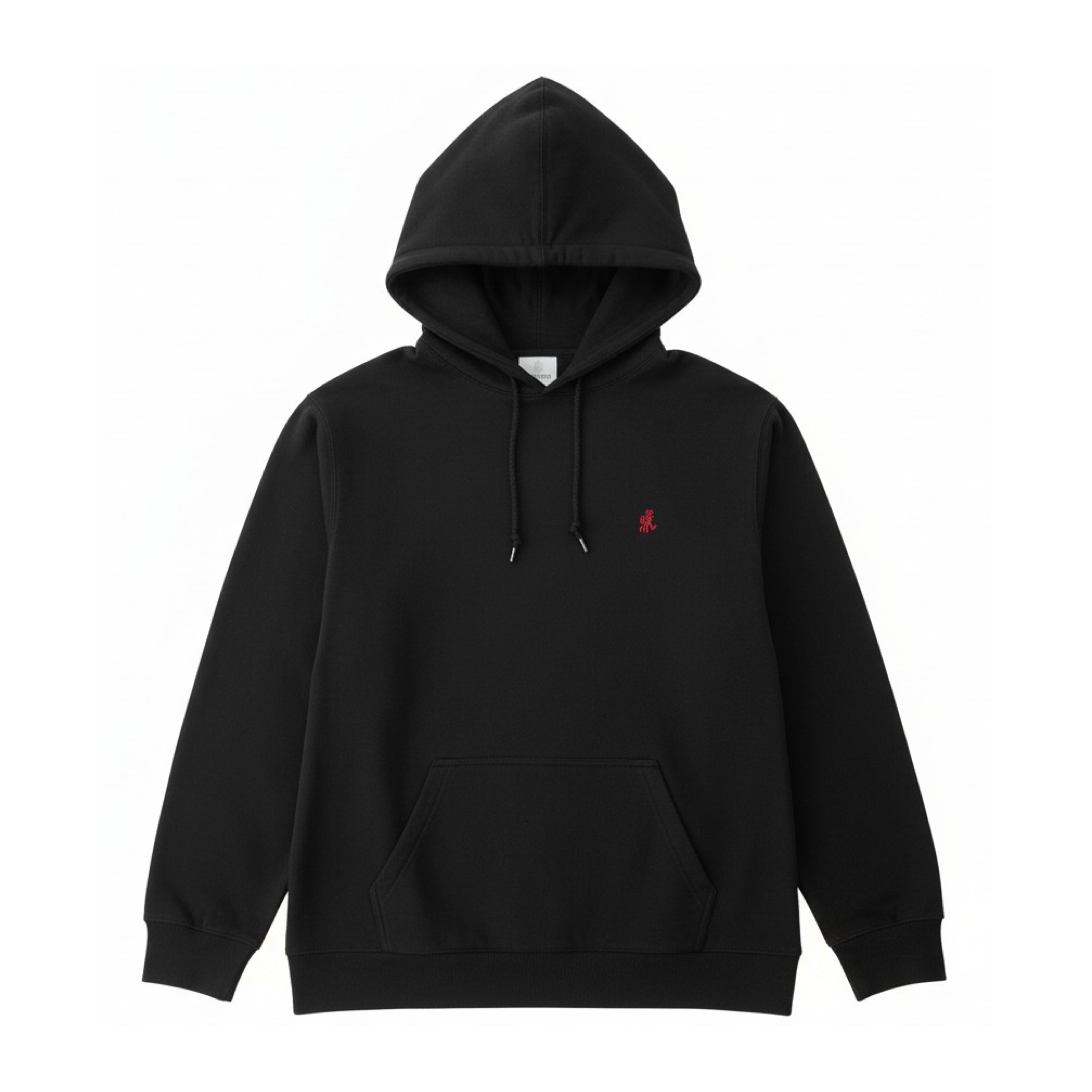 One Point Hooded Pullover Dark Navy