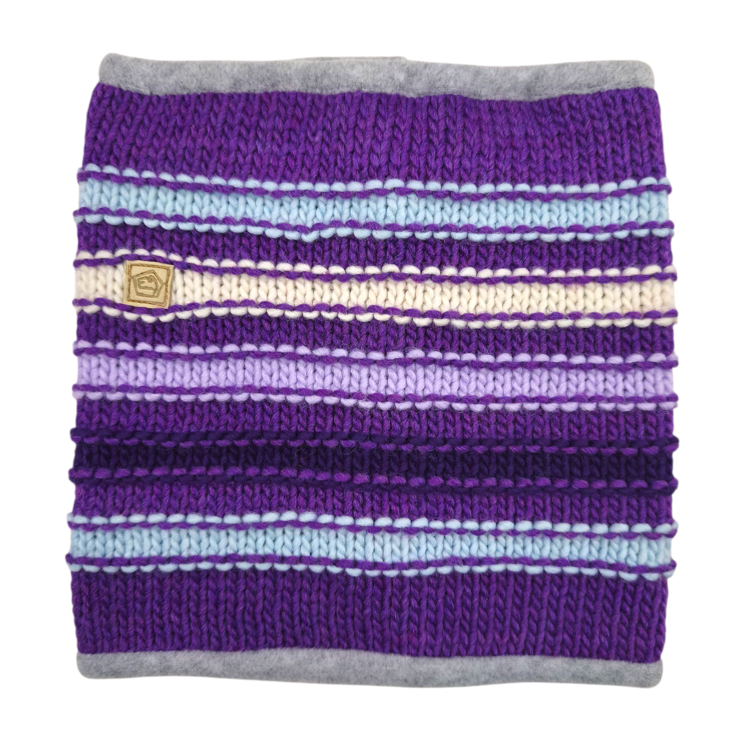 Scaldacollo Tubo Stripe2.2 Violet