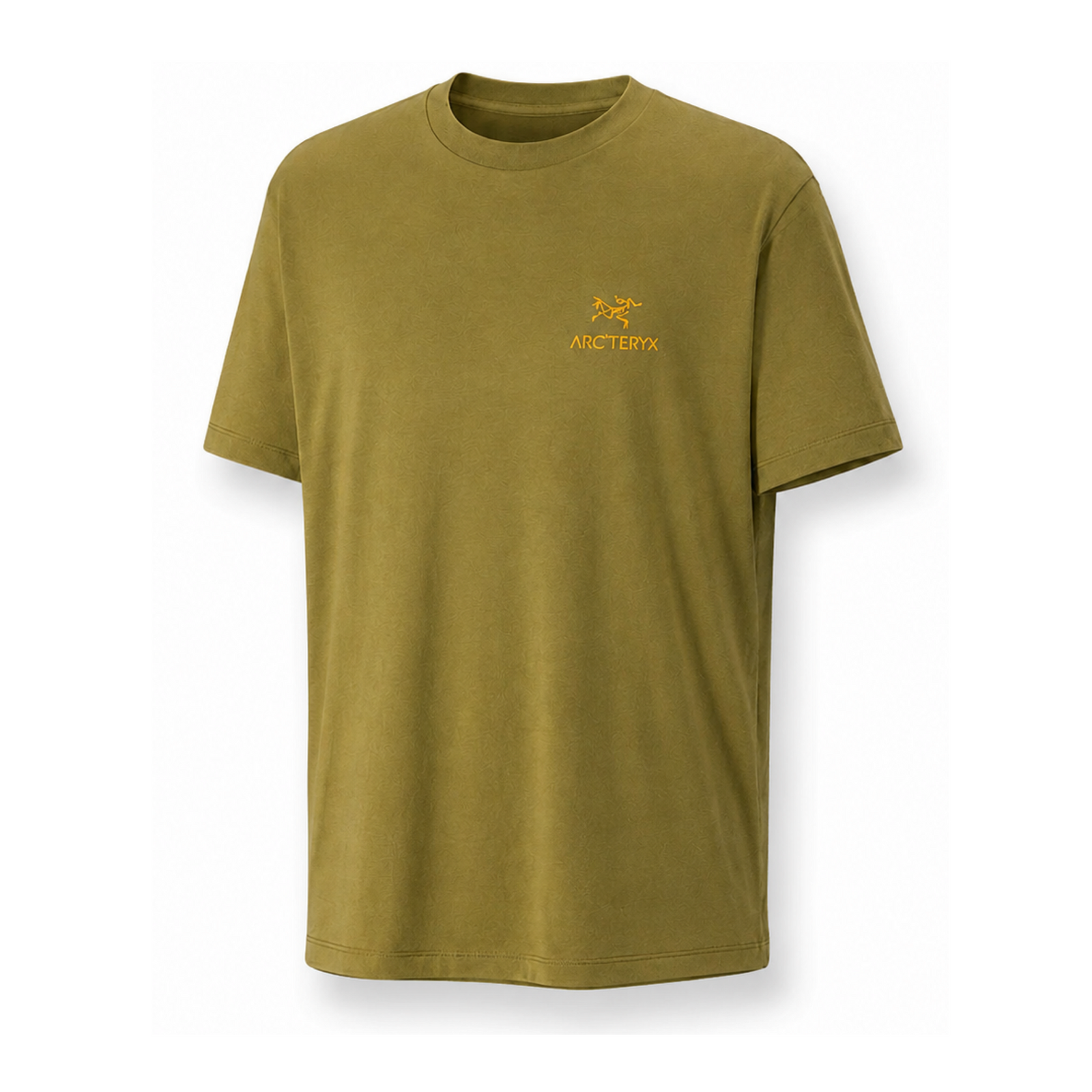 T-shirt Kragg SL Cotton Bird Word Uomo Bracken/Larch